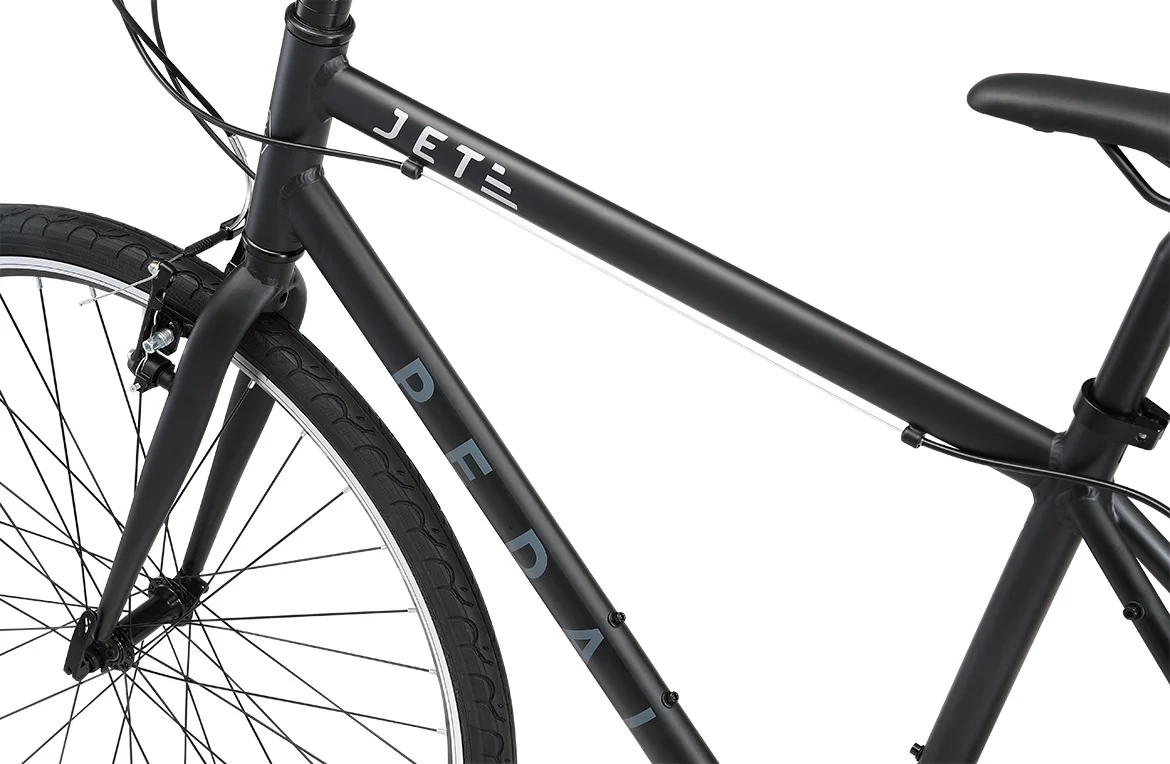 Pedal Jet 2 Flat Bar Road Bike Black - Image 3