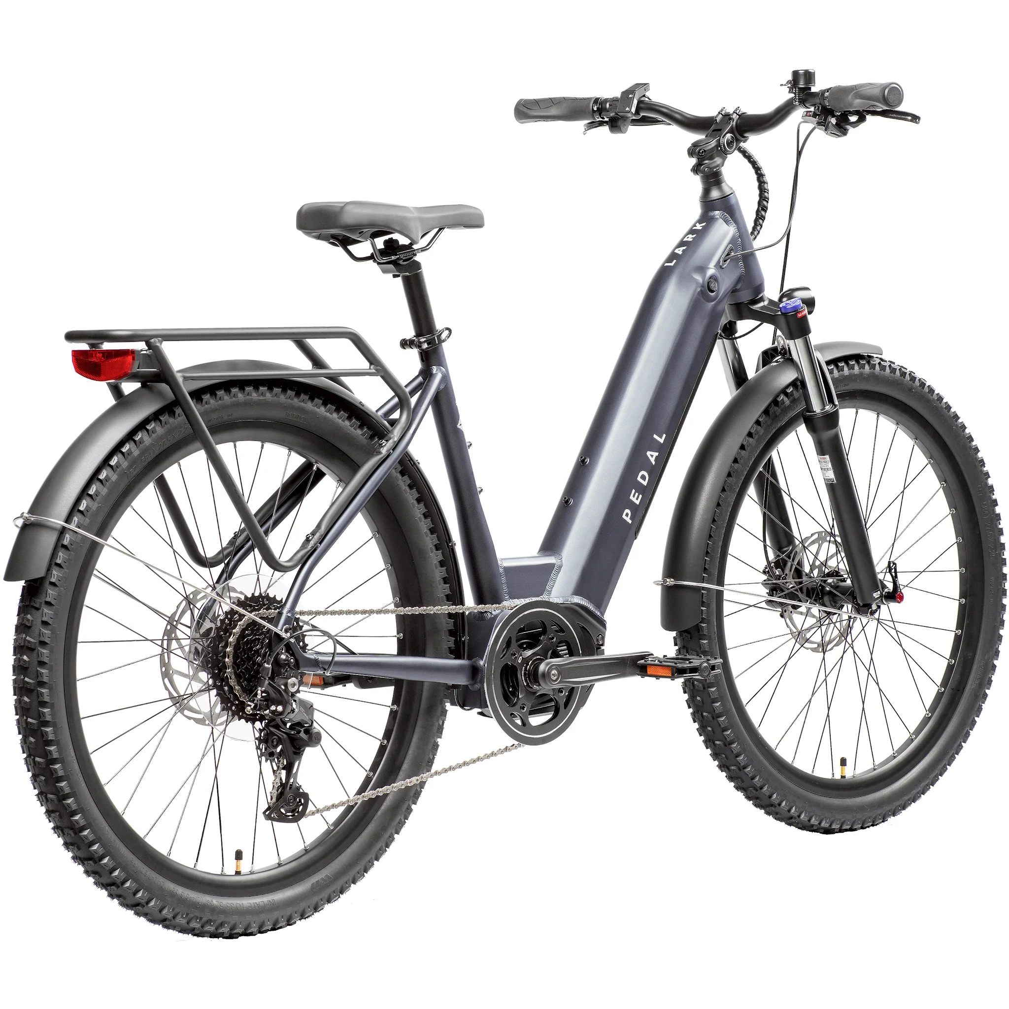 Pedal Lark ST Electric Hybrid Bike 643Wh Battery Satin Grey - Image 3