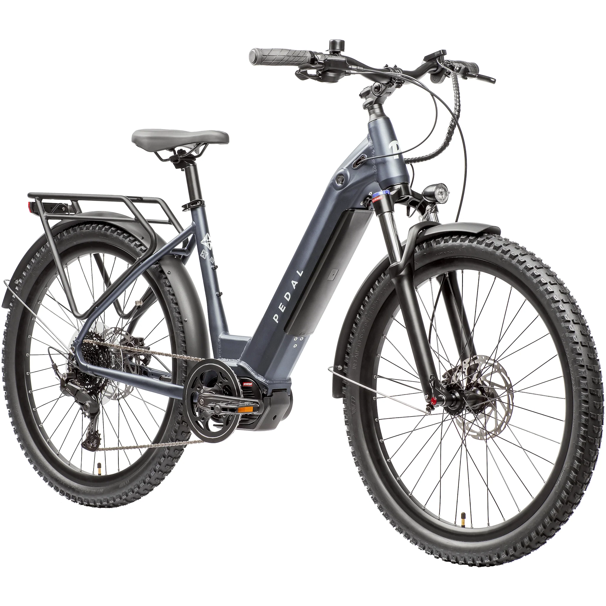 Pedal Lark ST Electric Hybrid Bike 643Wh Battery Satin Grey - Image 4