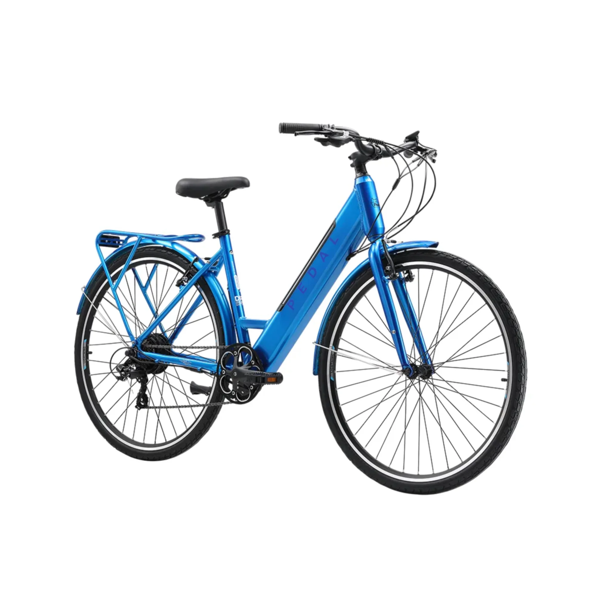 Pedal Lightning ST Electric Bike 27.5" Wheels 374Wh Battery Blue - Image 2