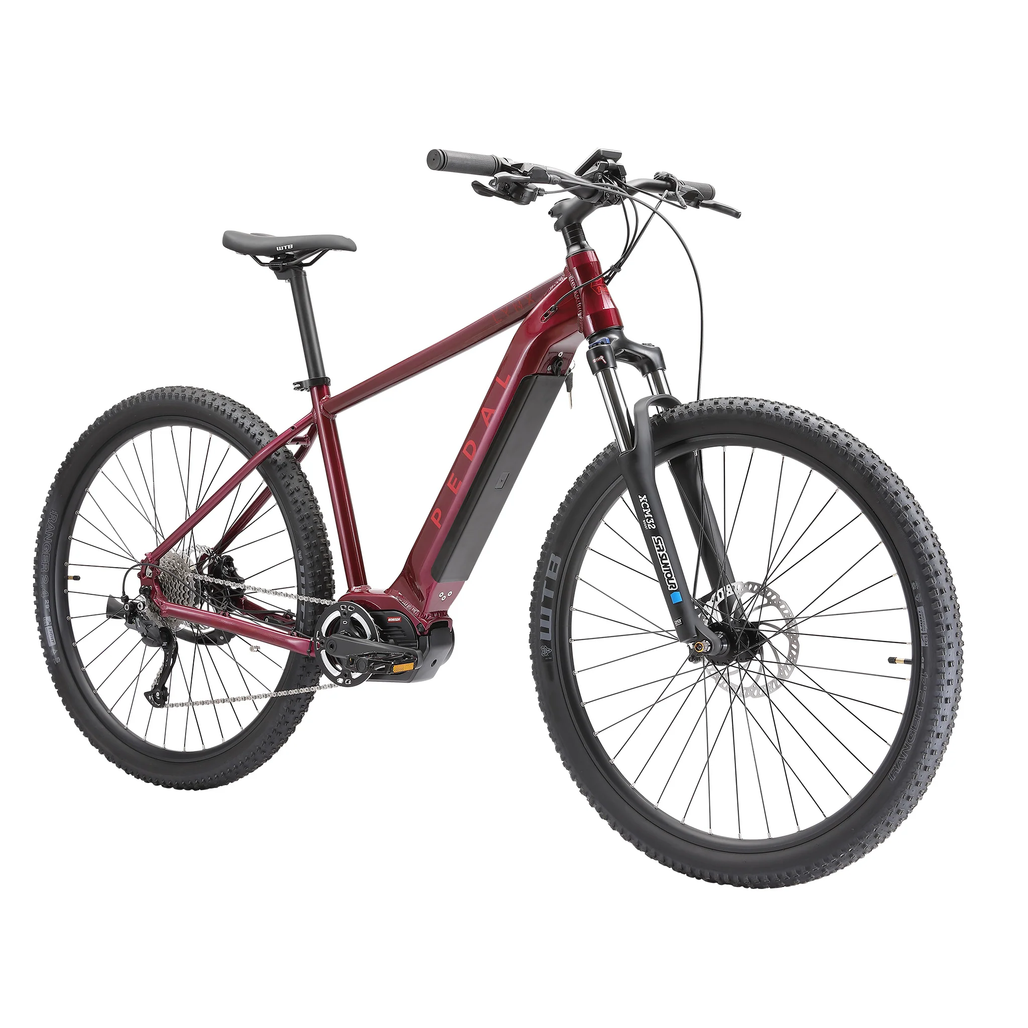 Pedal Lynx Electric Hardtail MTB 468Wh Battery Red - Image 2