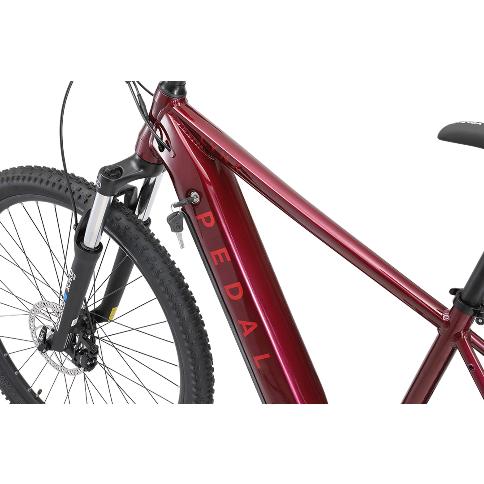 Pedal Lynx Electric Hardtail MTB 468Wh Battery Red - Image 4