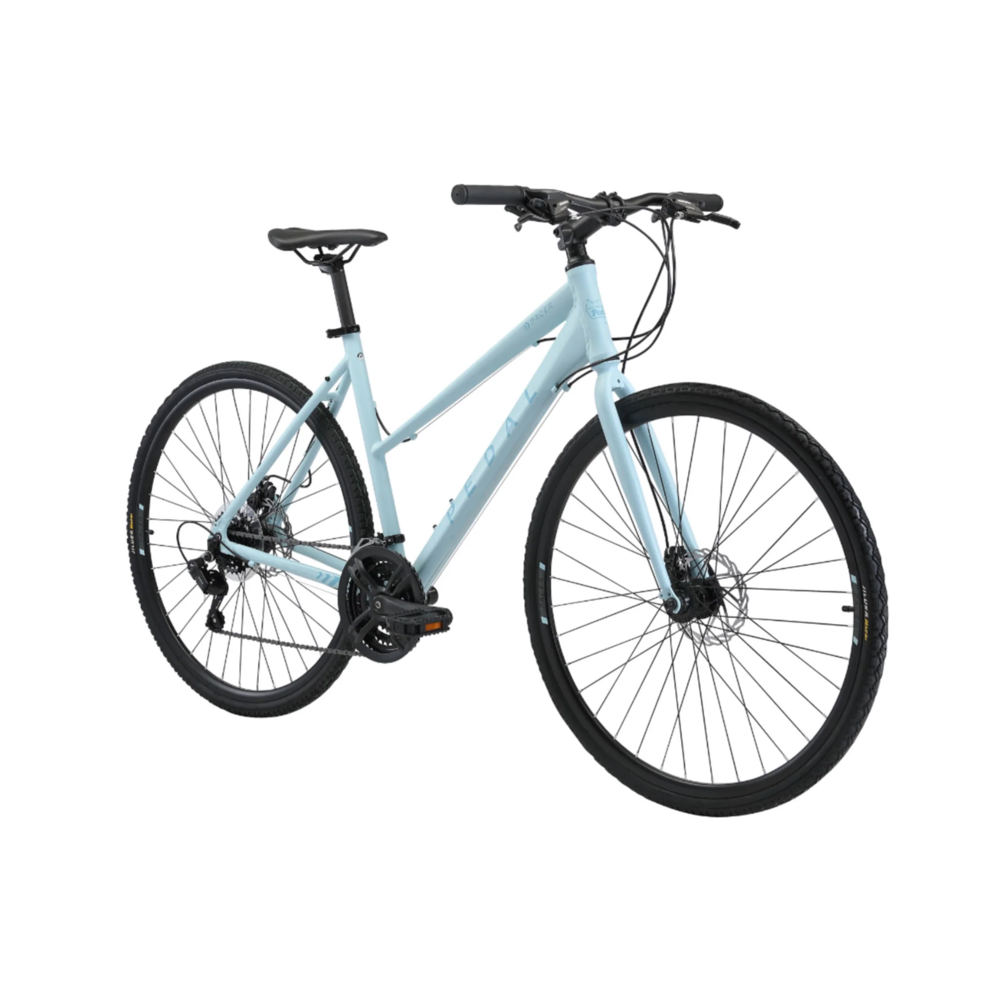 Pedal Pacer 2 Women’s Flat Bar Road Bike Light Blue - Image 2