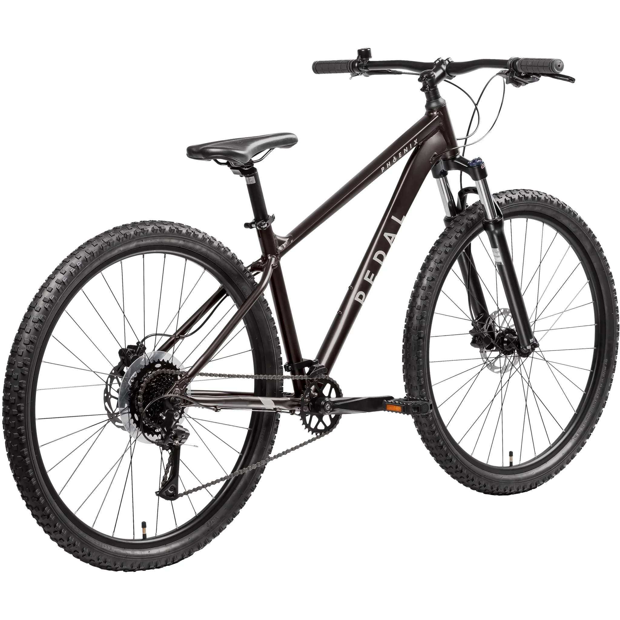Pedal Phoenix 3 Hardtail Mountain Bike Satin Black - Image 3
