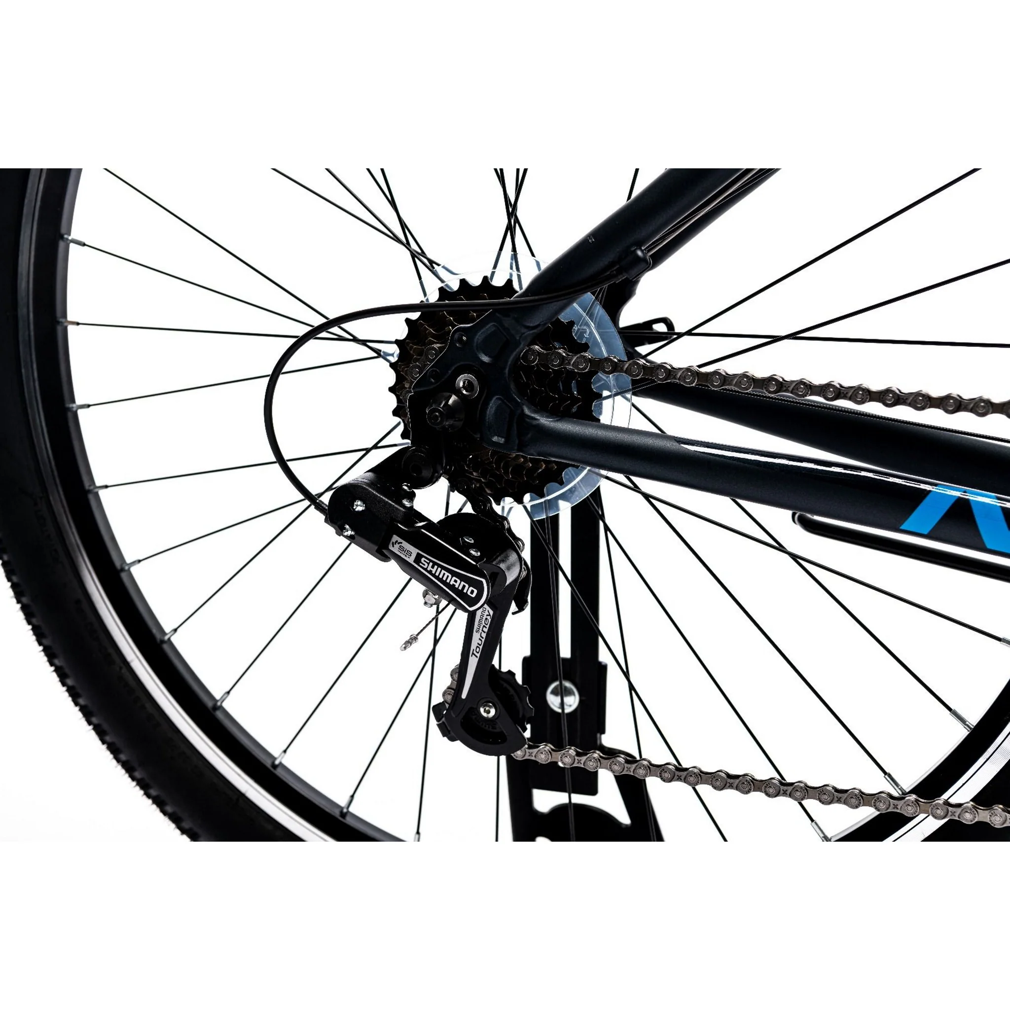 Pedal Ranger 3 Mountain Bike Black/Blue - Image 8