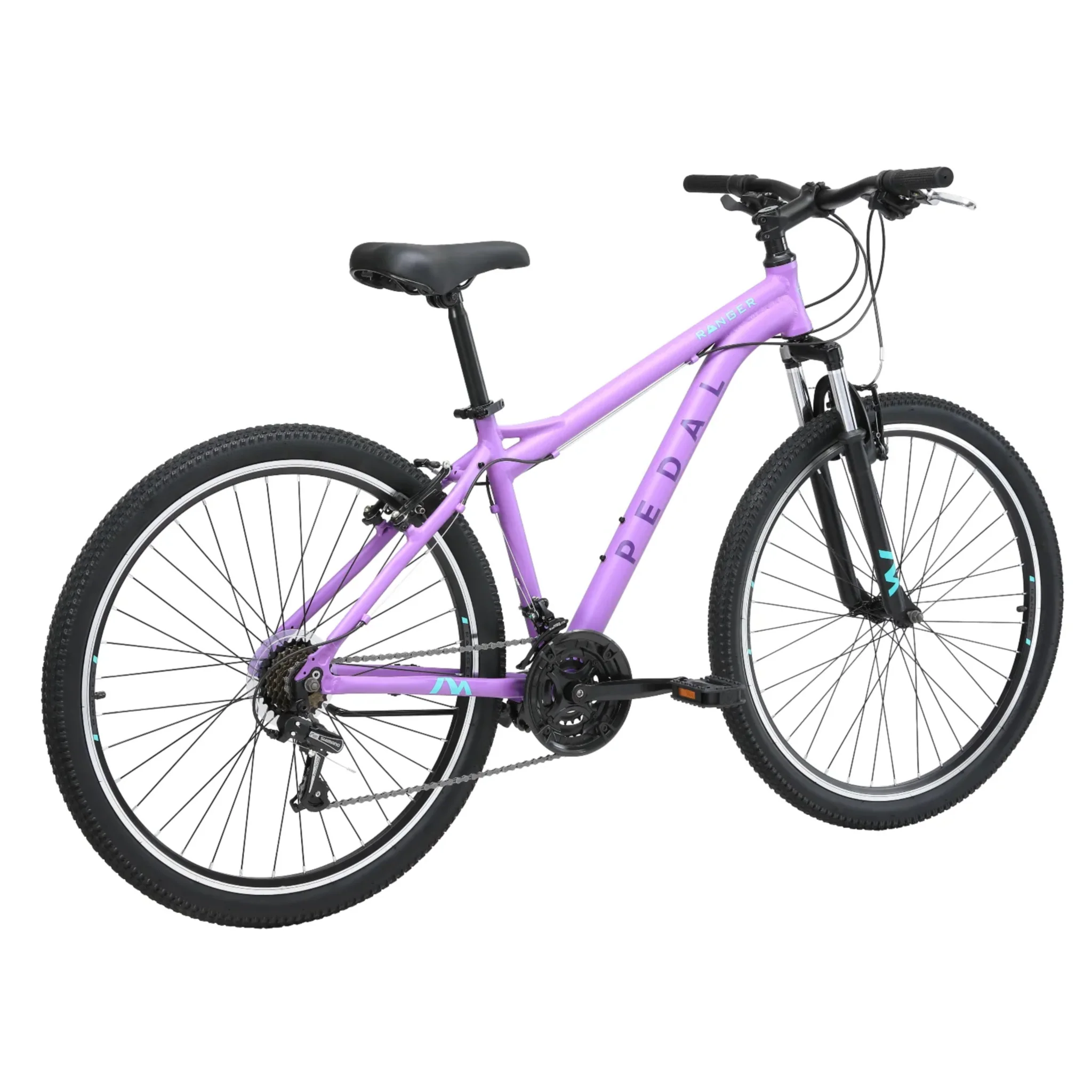 Pedal Ranger 3 Women's Mountain Bike Lilac/Teal - Image 3