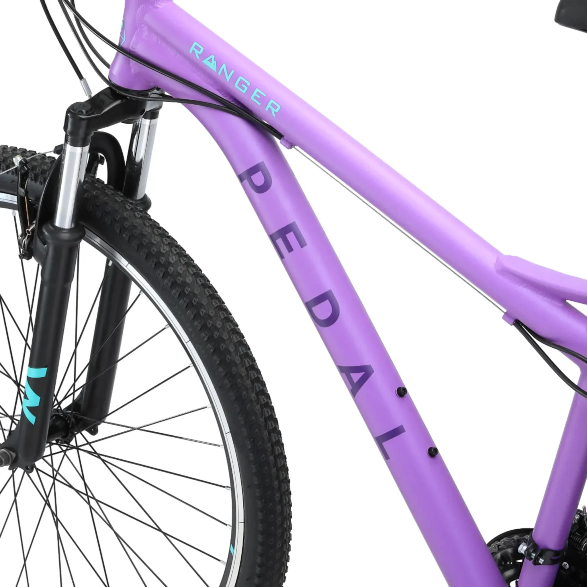 Pedal Ranger 3 Women's Mountain Bike Lilac/Teal - Image 4