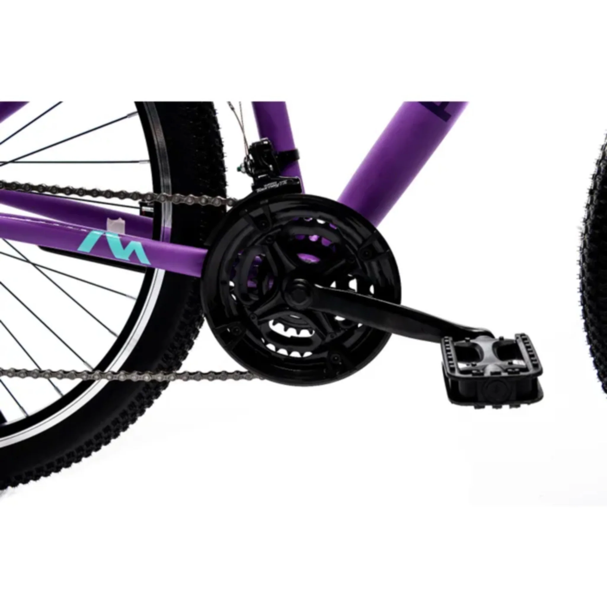 Pedal Ranger 3 Women's Mountain Bike Lilac/Teal - Image 9