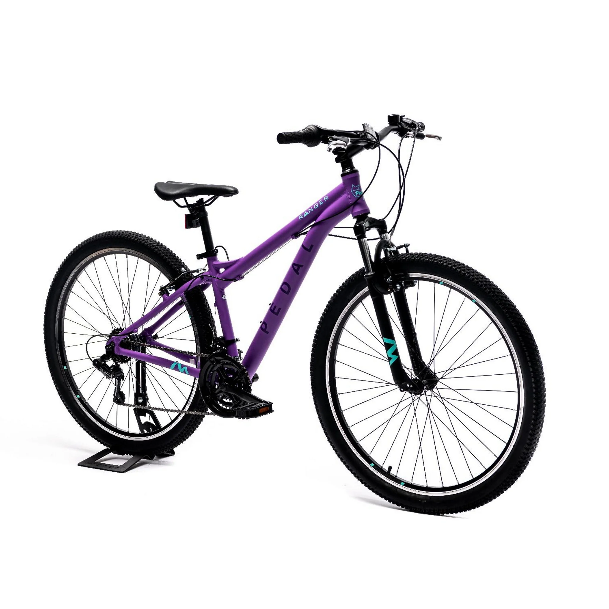 Pedal Ranger 3 Women's Mountain Bike Lilac/Teal - Image 2
