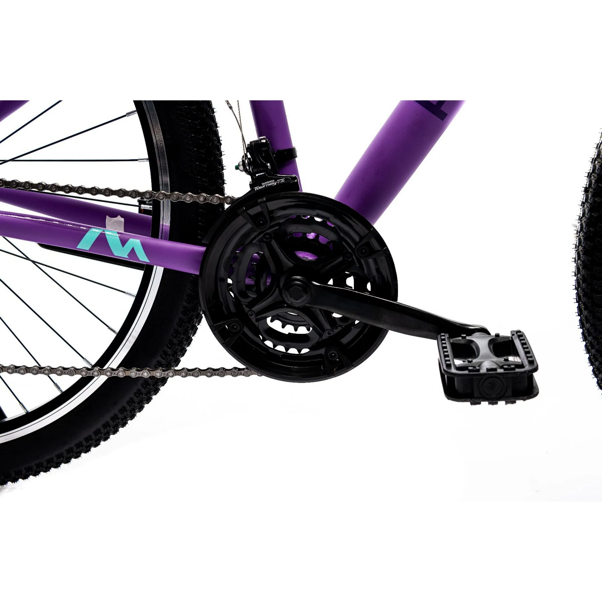 Pedal Ranger 3 Women's Mountain Bike Lilac/Teal - Image 7
