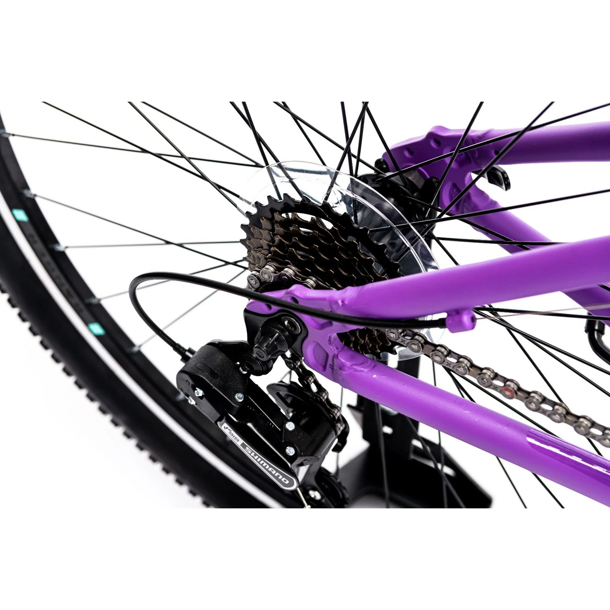 Pedal Ranger 3 Women's Mountain Bike Lilac/Teal - Image 8
