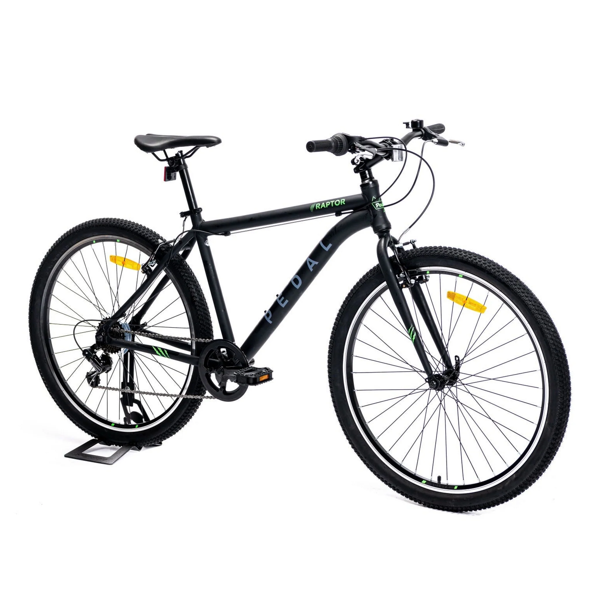 Pedal Raptor Recreational Bike Black/Green - Image 2