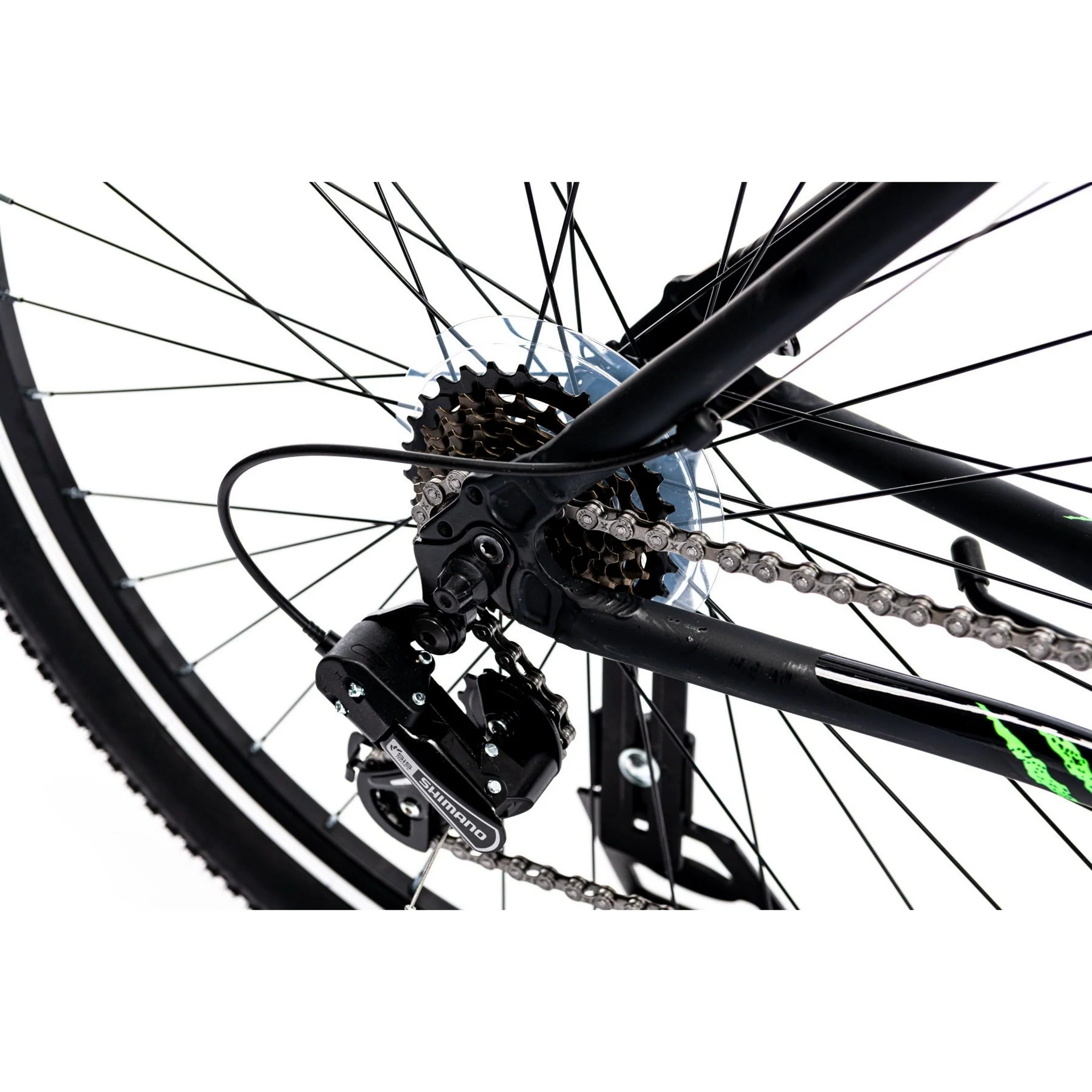 Pedal Raptor Recreational Bike Black/Green - Image 6