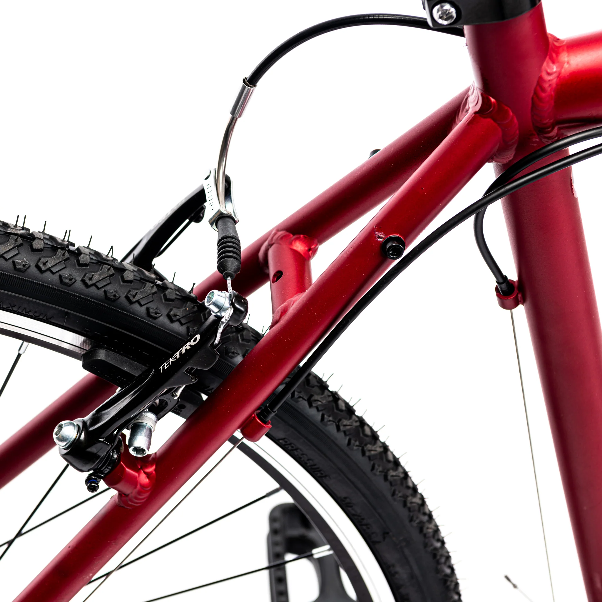 Pedal Raven 2 Hybrid Bike Dark Red - Image 5