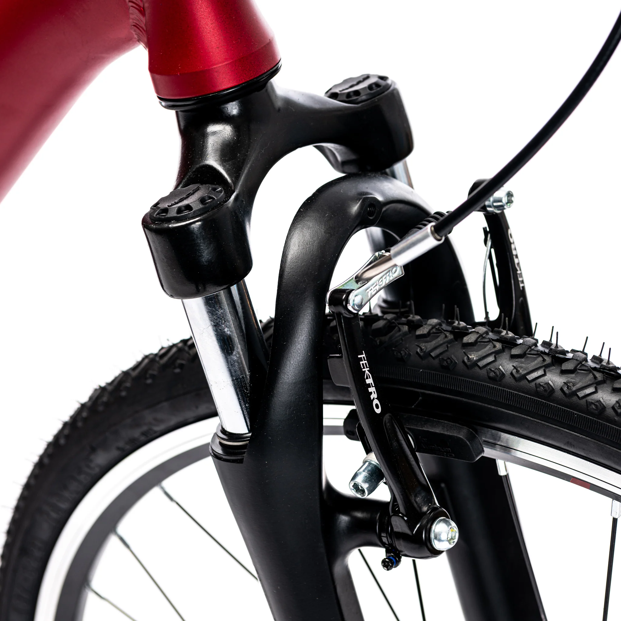 Pedal Raven 2 Hybrid Bike Dark Red - Image 6