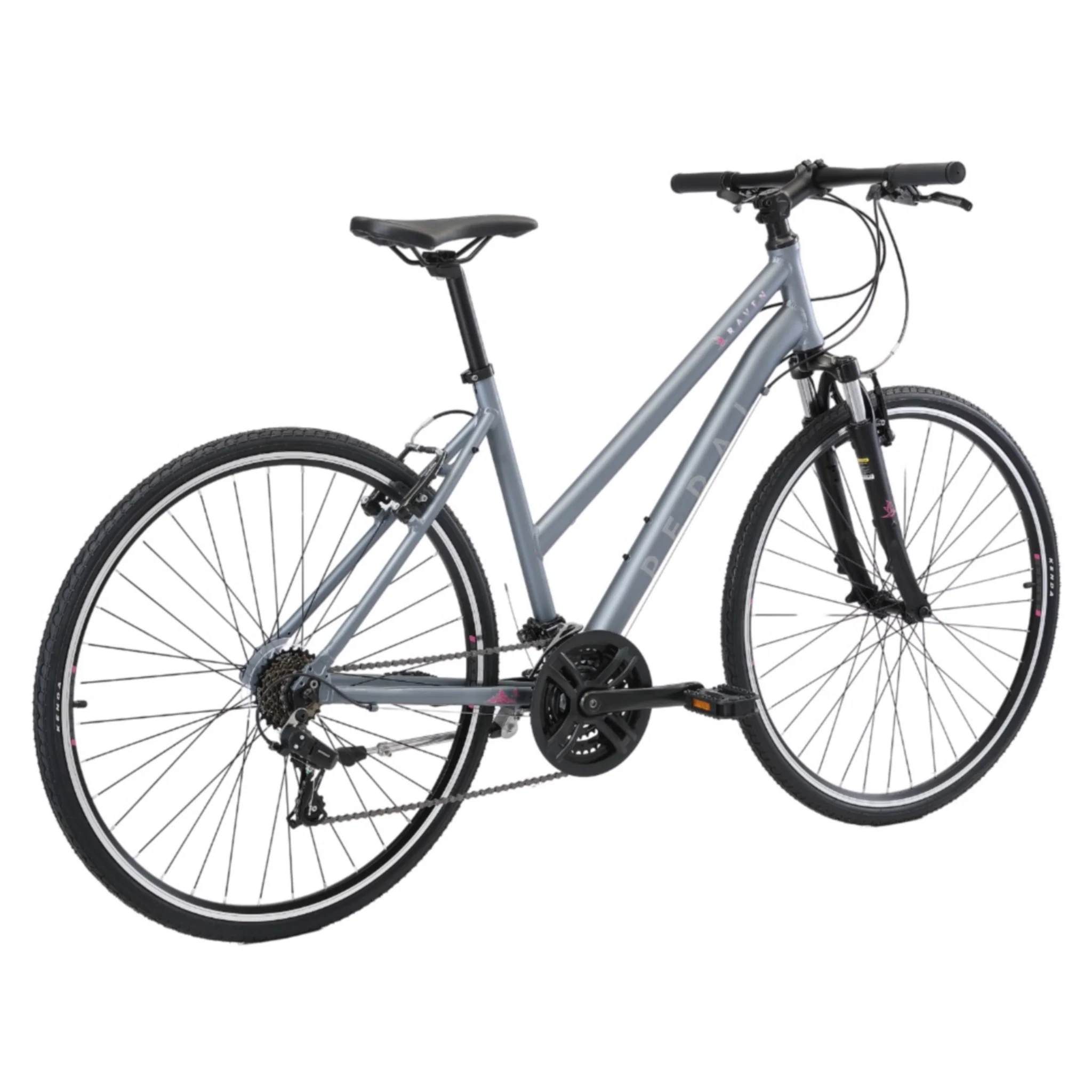 Pedal Raven 2 Women's Hybrid Bike Teal - Image 3