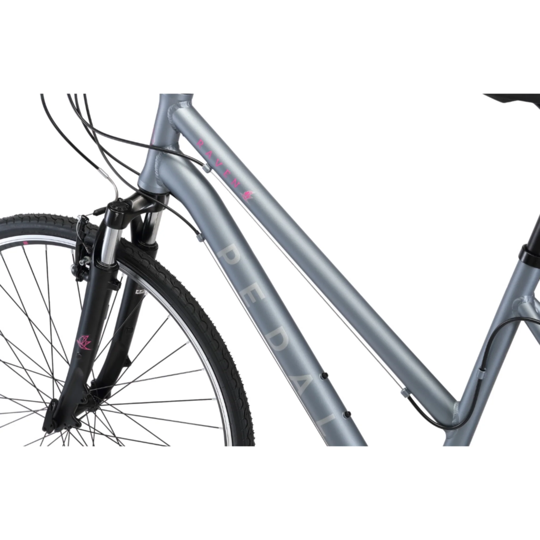 Pedal Raven 2 Women's Hybrid Bike Teal - Image 4