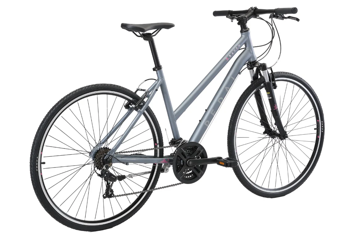 Pedal Raven 2 Women's Hybrid Bike Teal - Image 3