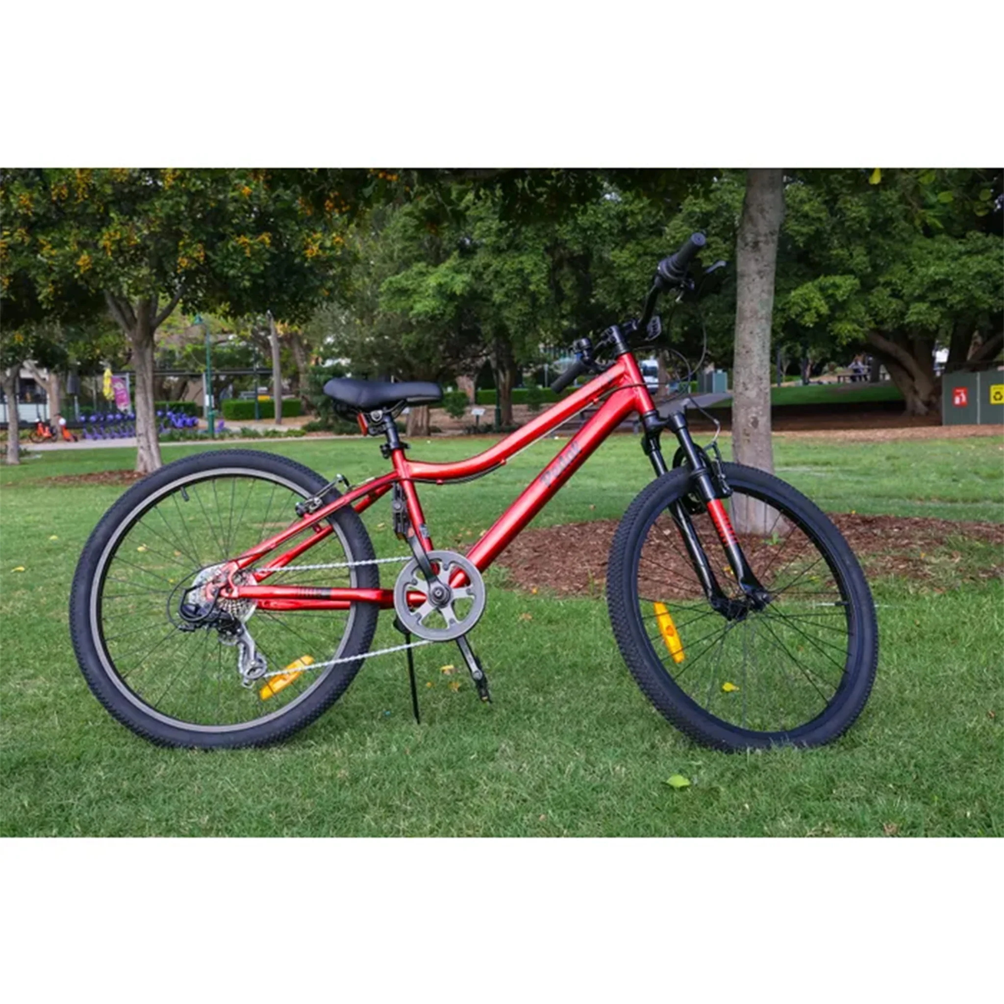 Pedal Roar 24" Kids Bike Steel Red - Image 3