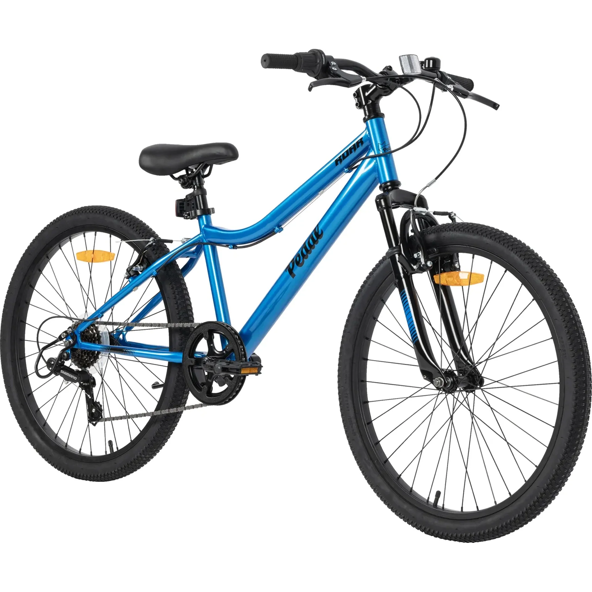 Pedal Roar 24" Kids Bike Blue/Black - Image 2