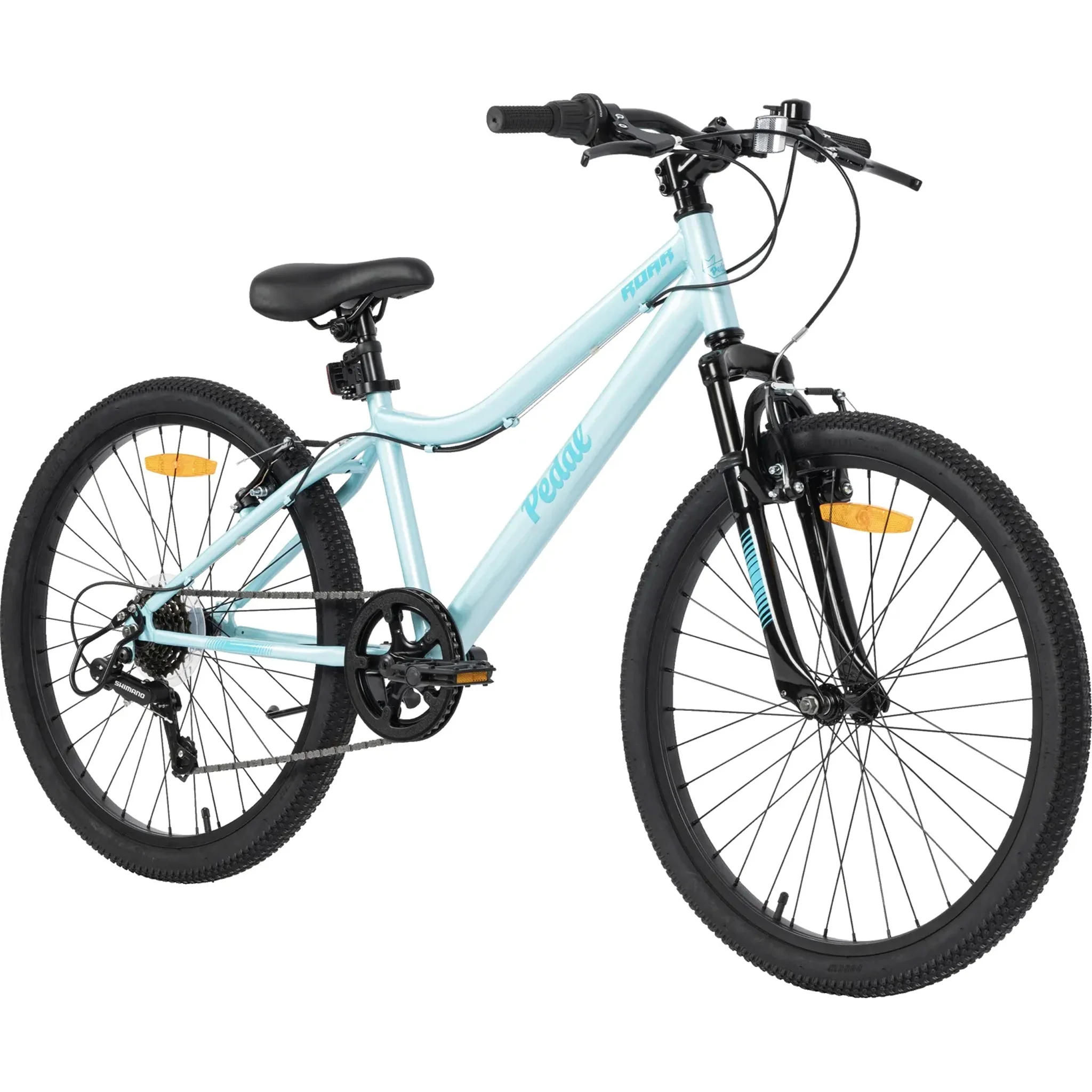 Pedal Roar 24" Kids Bike Turquoise/Blue - Image 2