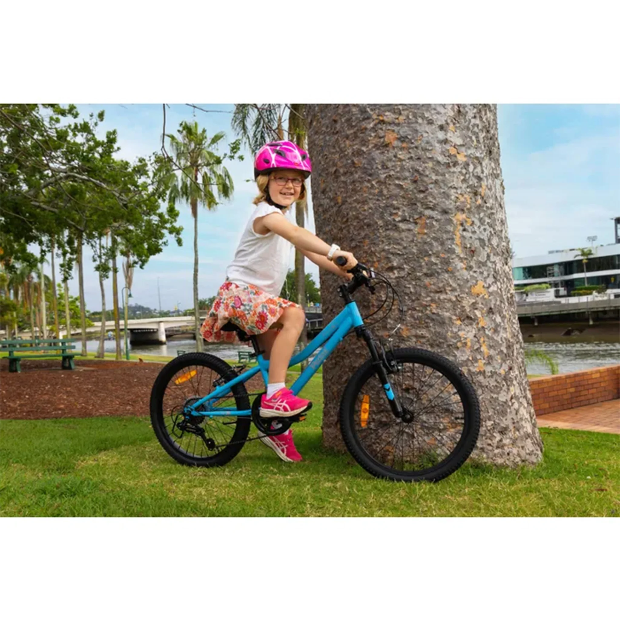 Pedal Spike 20" Kids Bike Steel Light Blue - Image 4