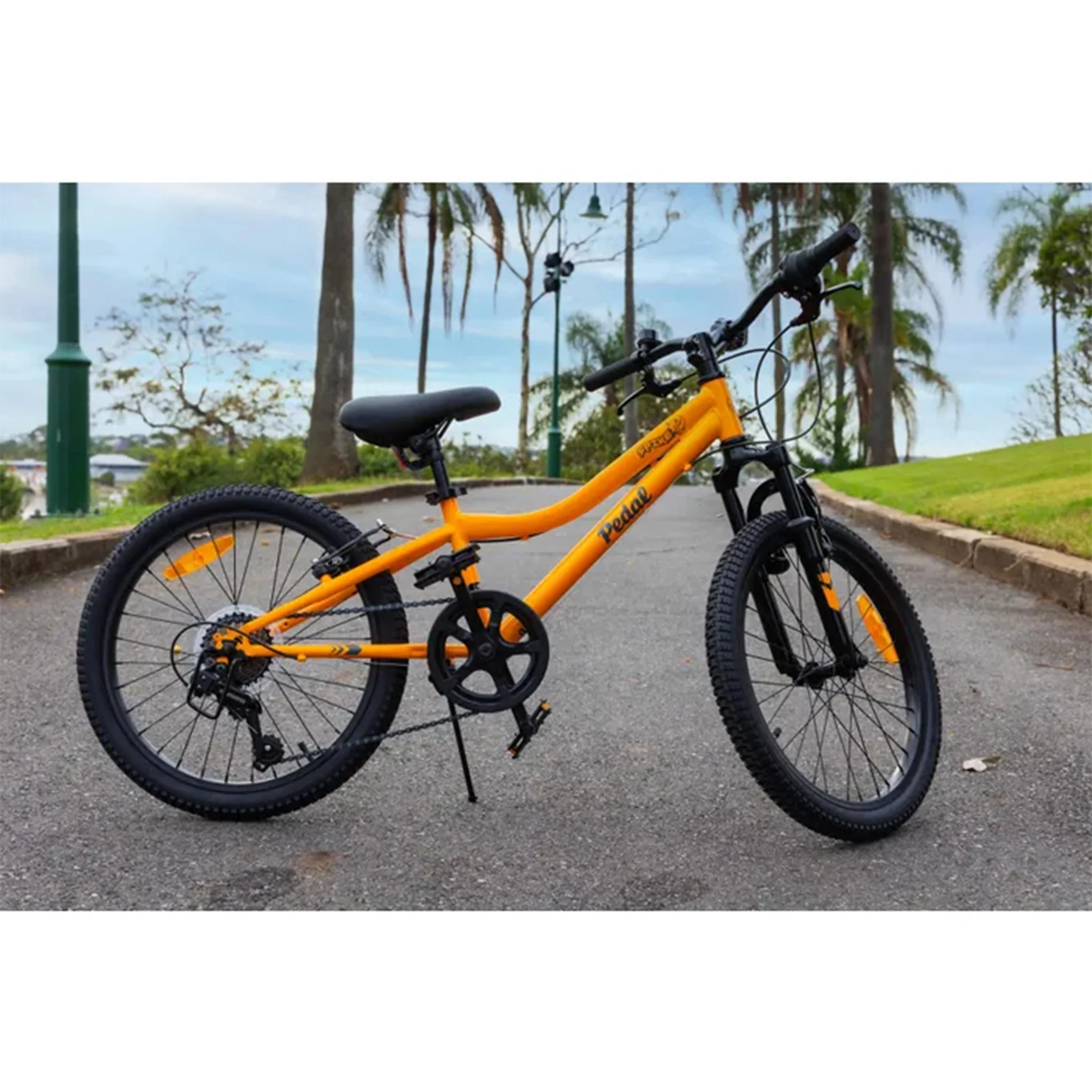 Pedal Spike 20" Kids Bike Steel Orange - Image 3