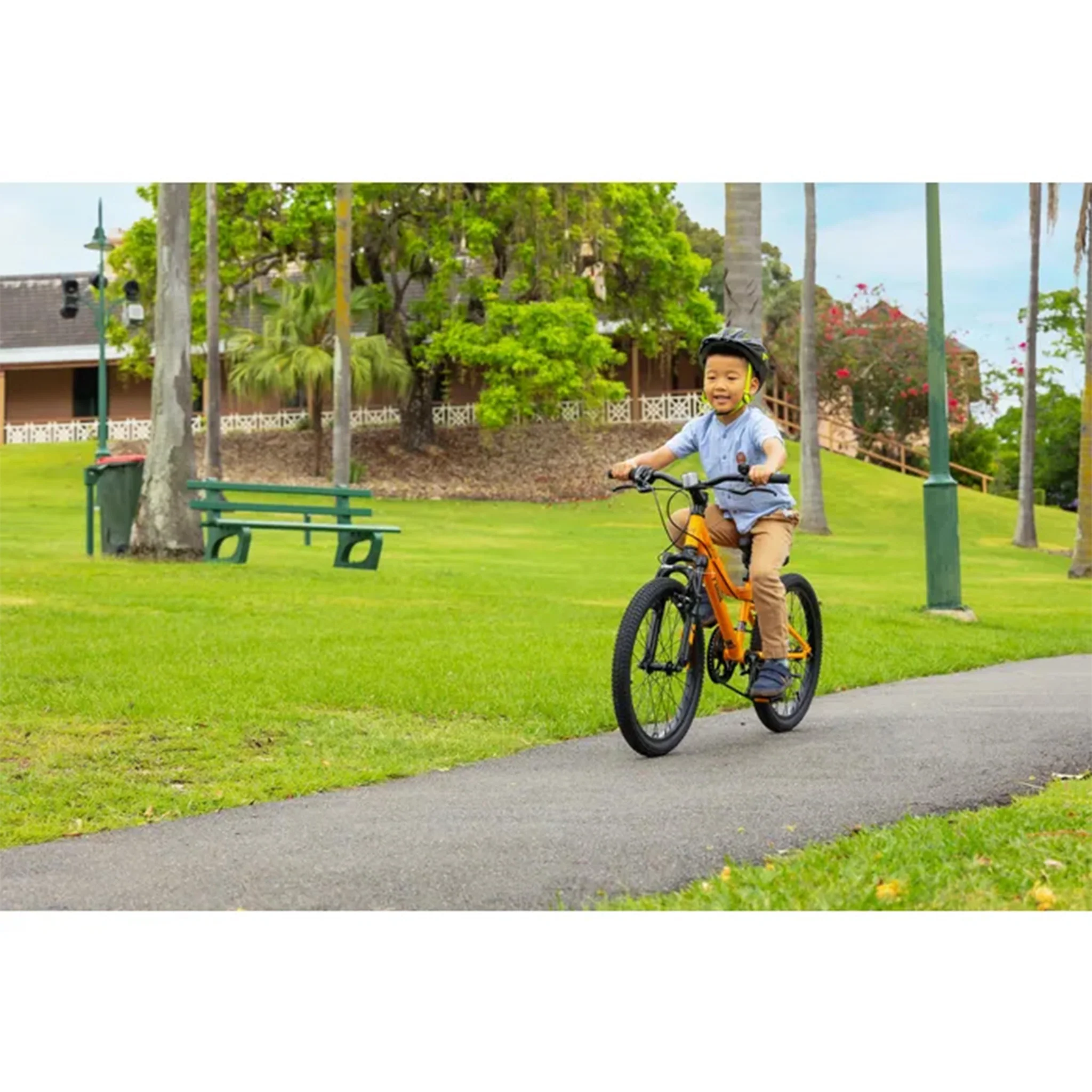 Pedal Spike 20" Kids Bike Steel Orange - Image 4
