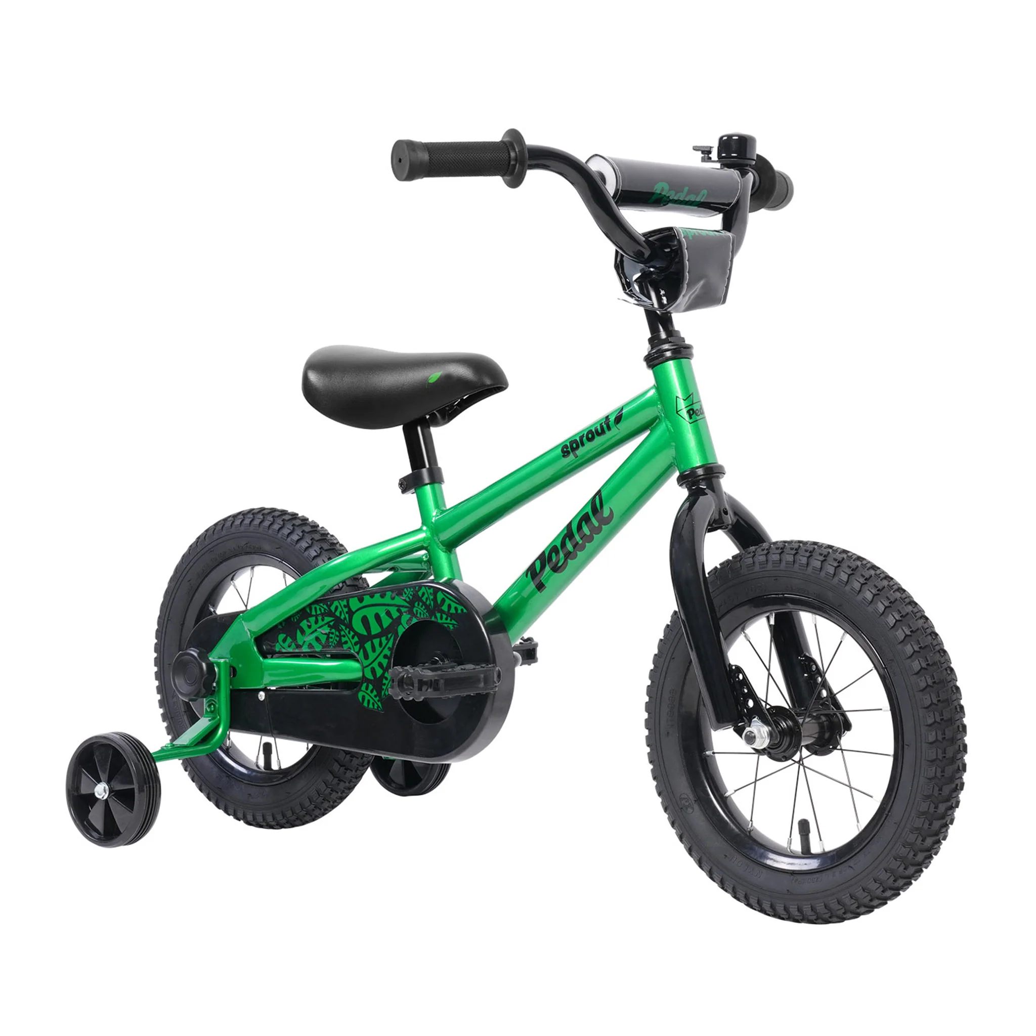 Pedal Sprout Steel Kids bike Green/Black - Image 2