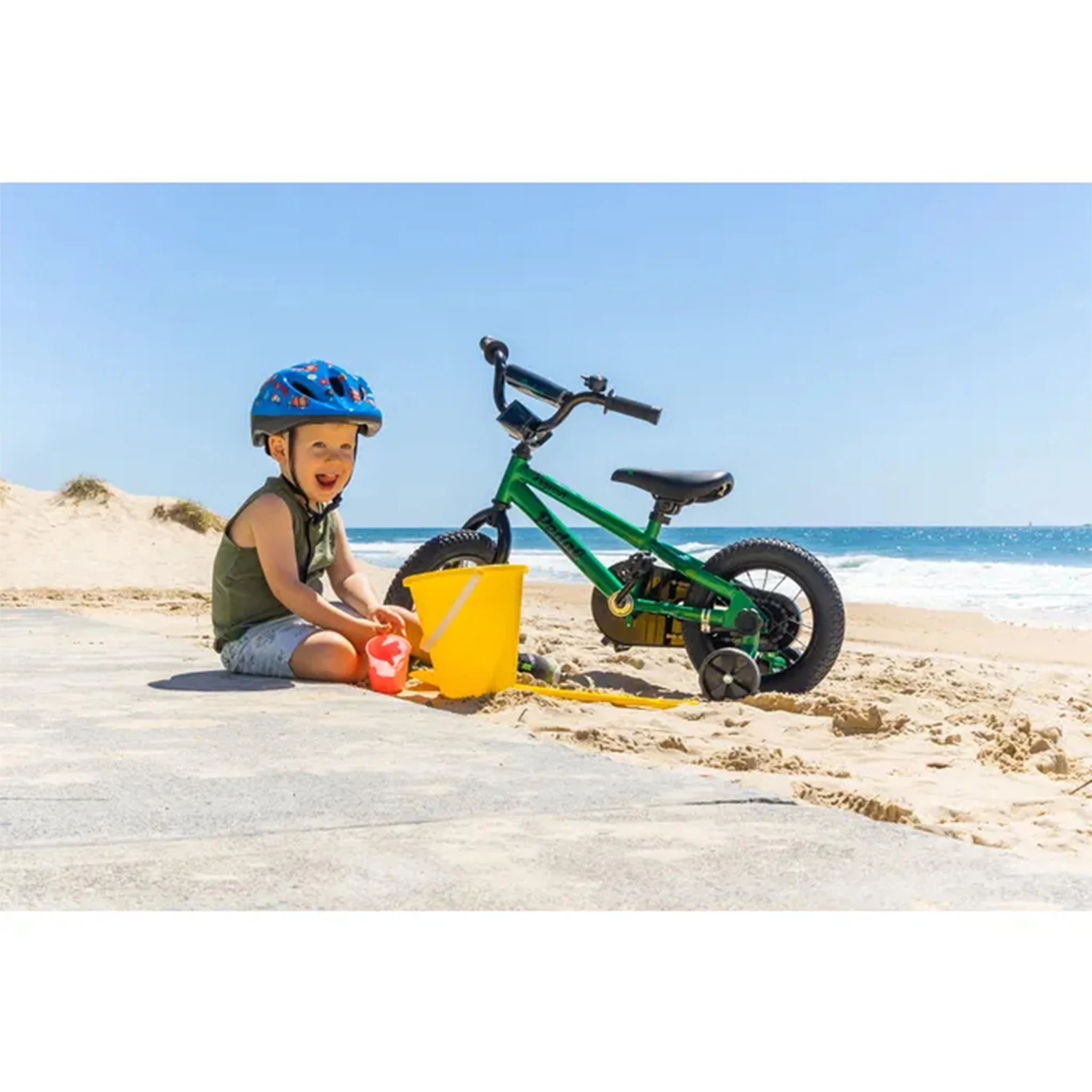 Pedal Sprout Steel Kids bike Green/Black - Image 5
