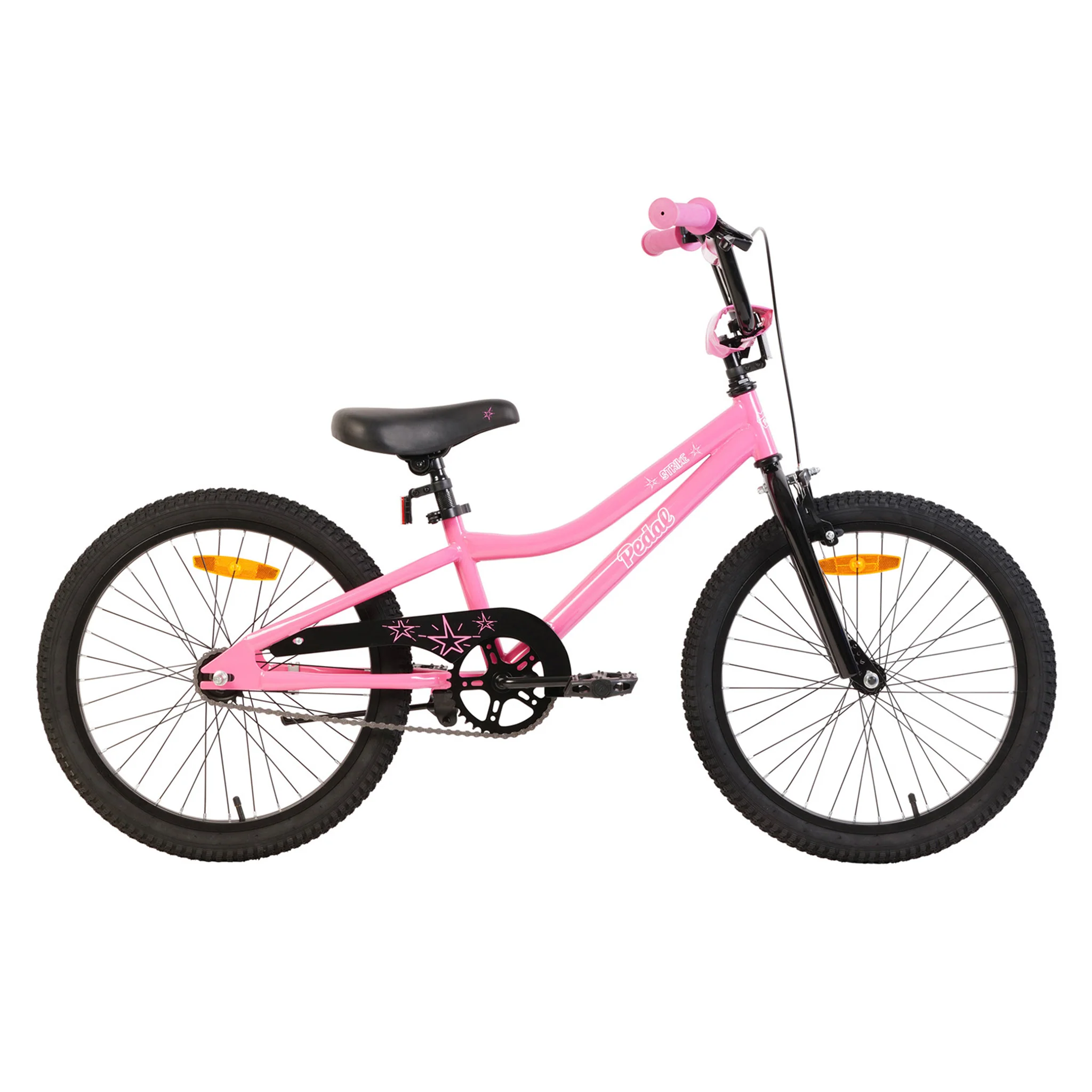 Pedal Strike 20" Steel Kids Bike Pink/White - Image 2