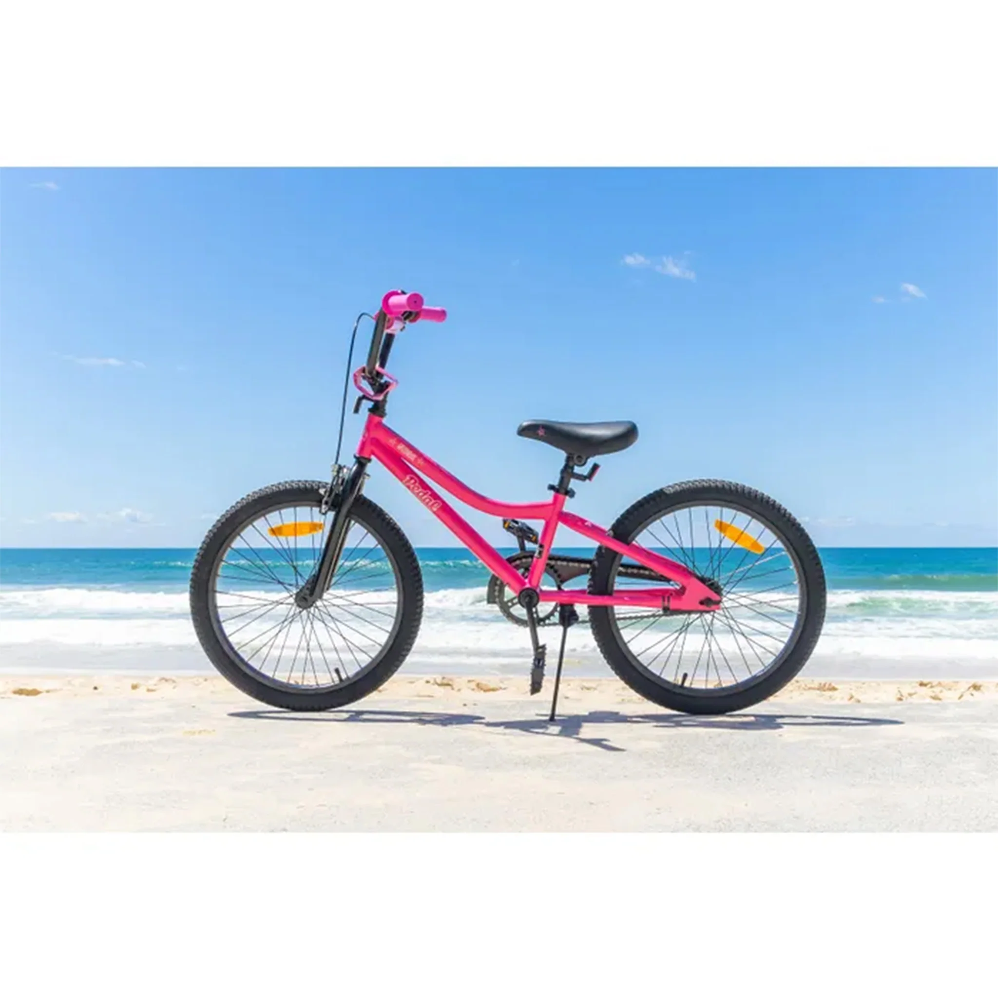 Pedal Strike 20" Steel Kids Bike Pink/White - Image 3