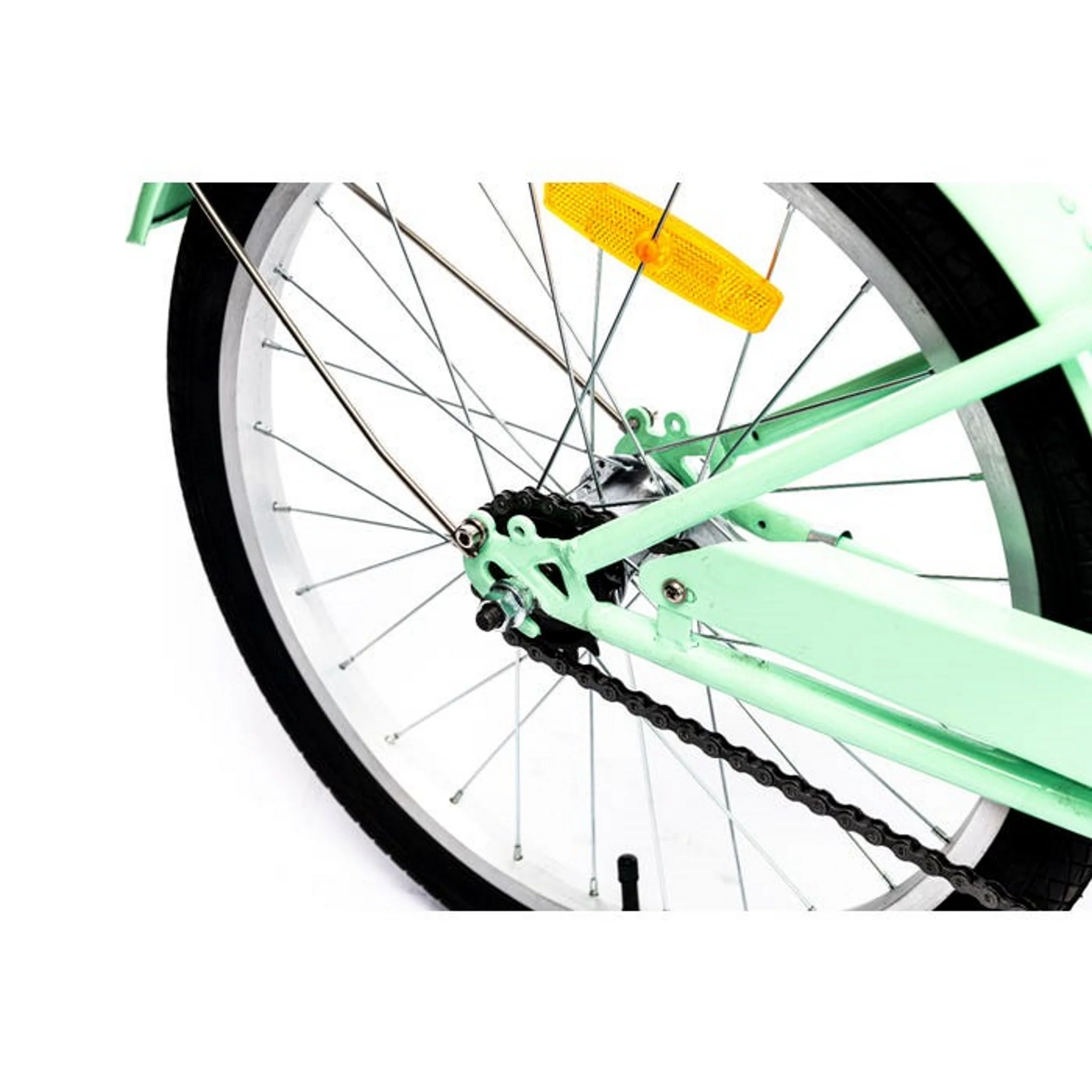 Pedal Uptown 20” Kid’s Cruiser Bike Mint Green - Image 8