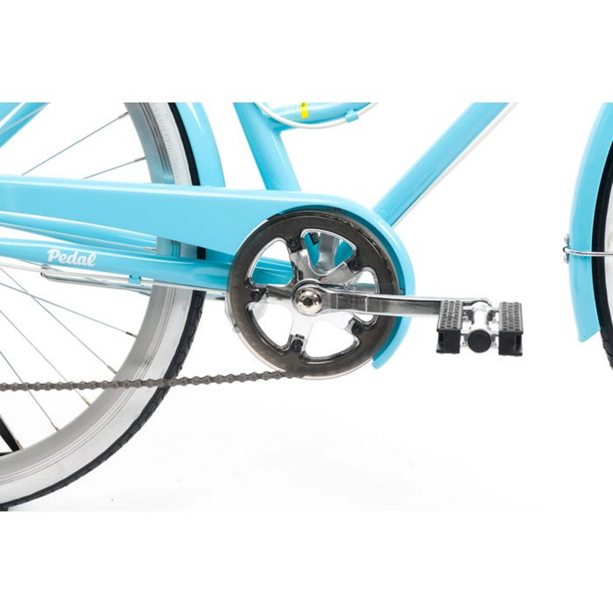 Pedal Uptown Classic Cruiser Bike Blue - Image 6