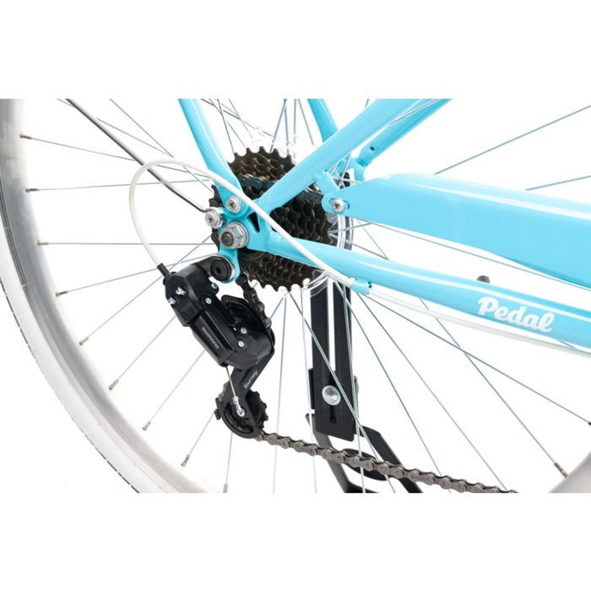 Pedal Uptown Classic Cruiser Bike Blue - Image 8