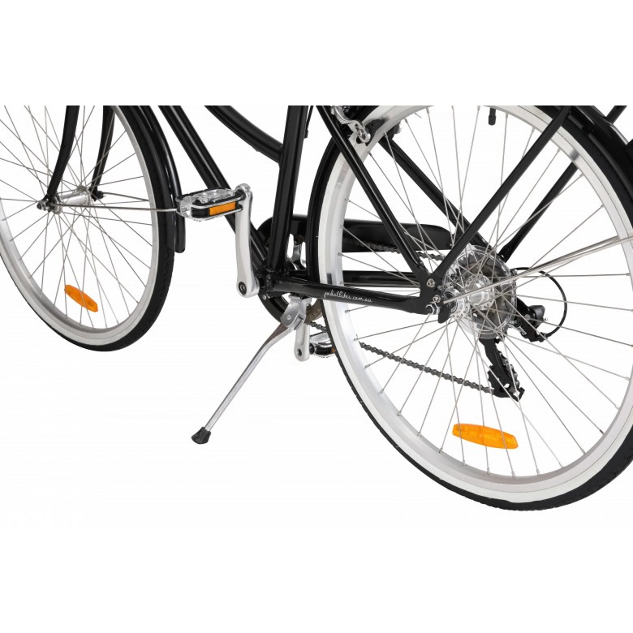 Pedal Uptown DLX 7-Speed Cruiser Bike Black - Image 4