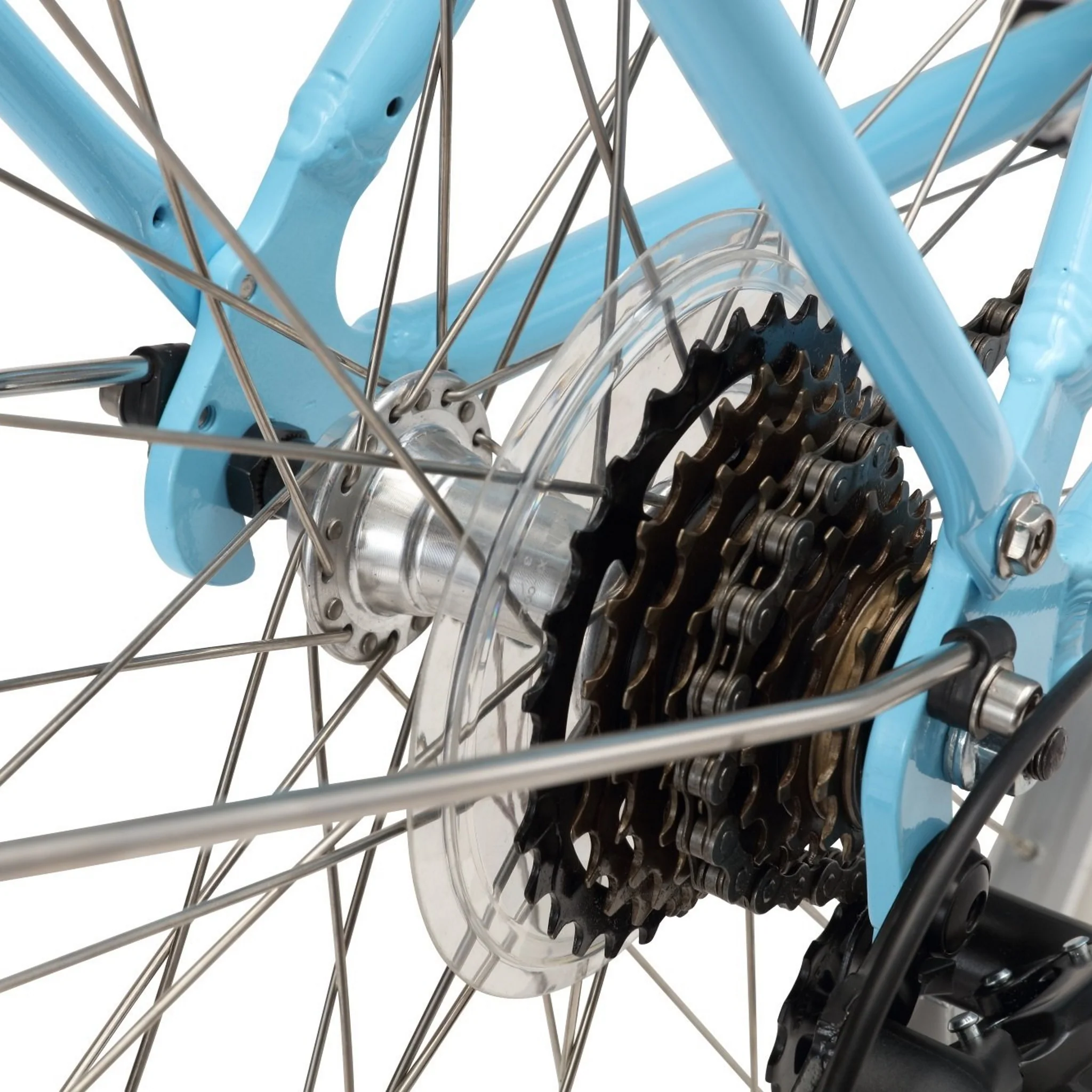 Pedal Uptown DLX 7-Speed Cruiser Bike Light Blue - Image 7