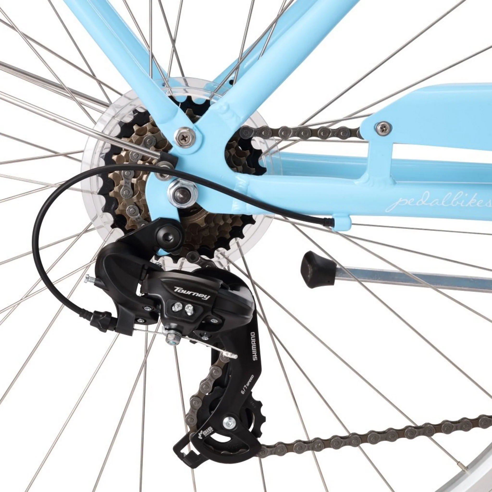 Pedal Uptown DLX 7-Speed Cruiser Bike Light Blue - Image 8