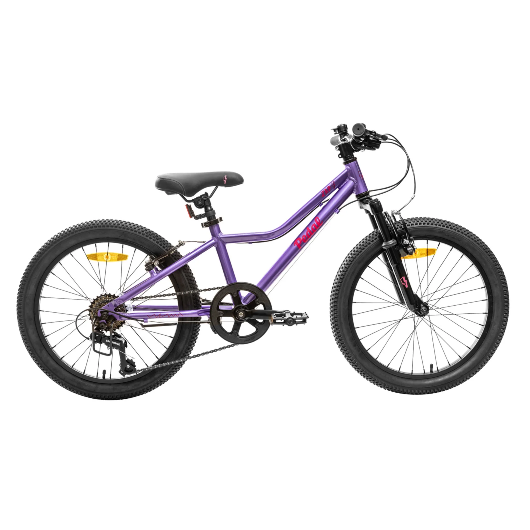 Pedal Zap 20" Kids Bike Purple/Pink - Image 2