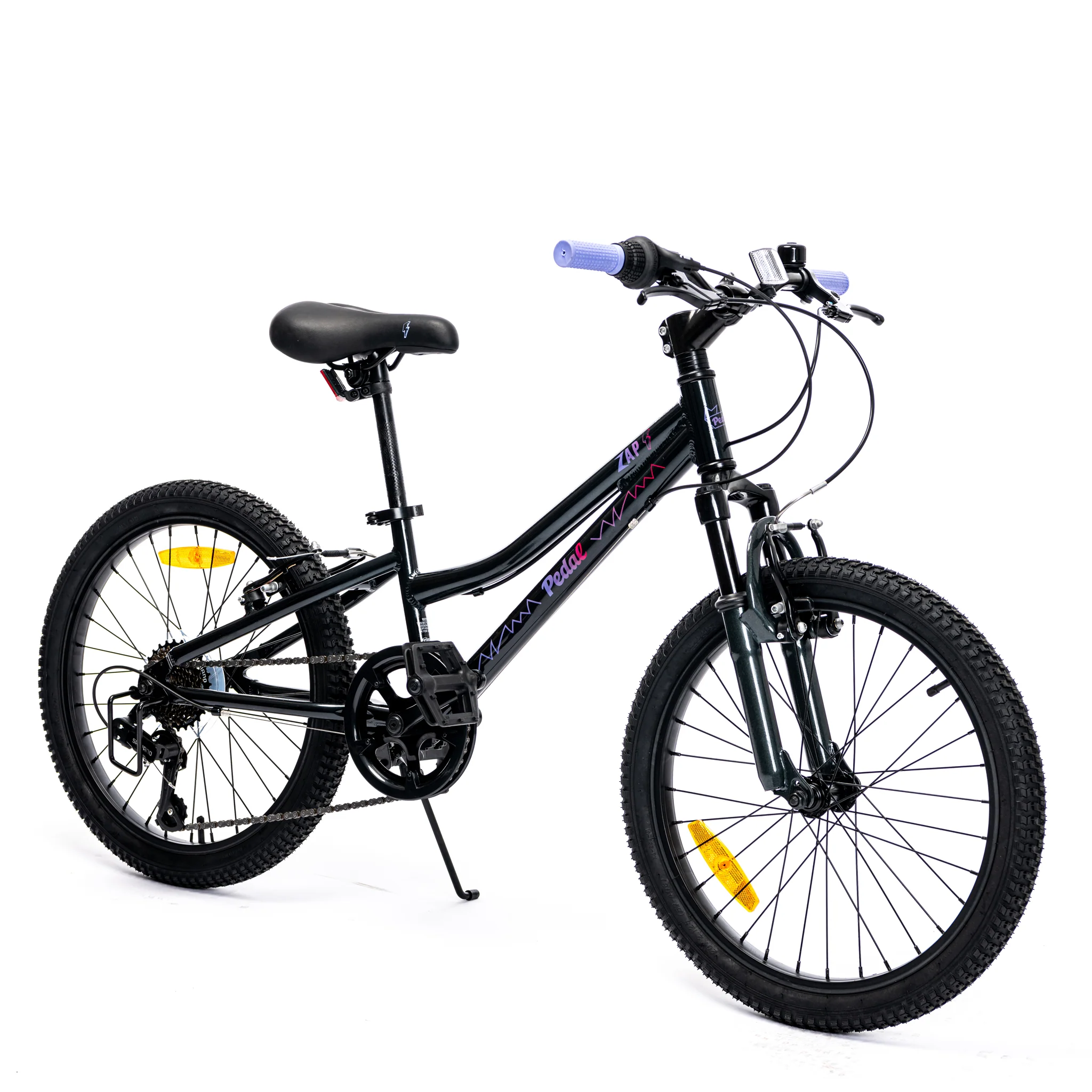 Pedal Zap 20” Kids Bike Black/Pink - Image 6