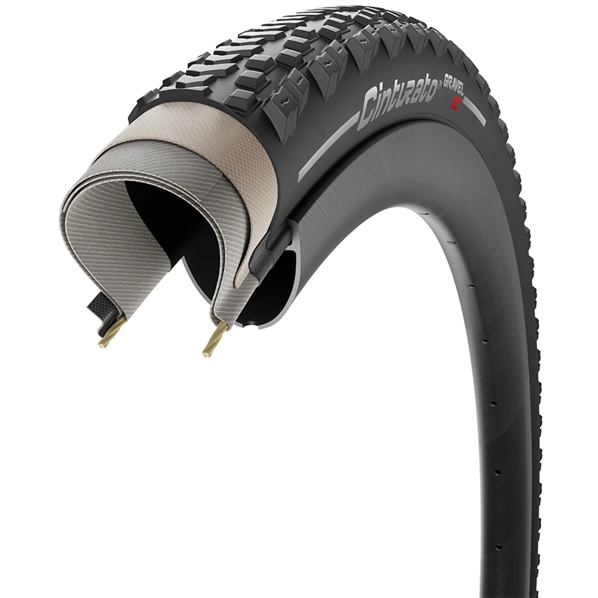 Pirelli Cinturato Gravel RCX Speedgrip Tyre 700 x 40c Black - Image 4