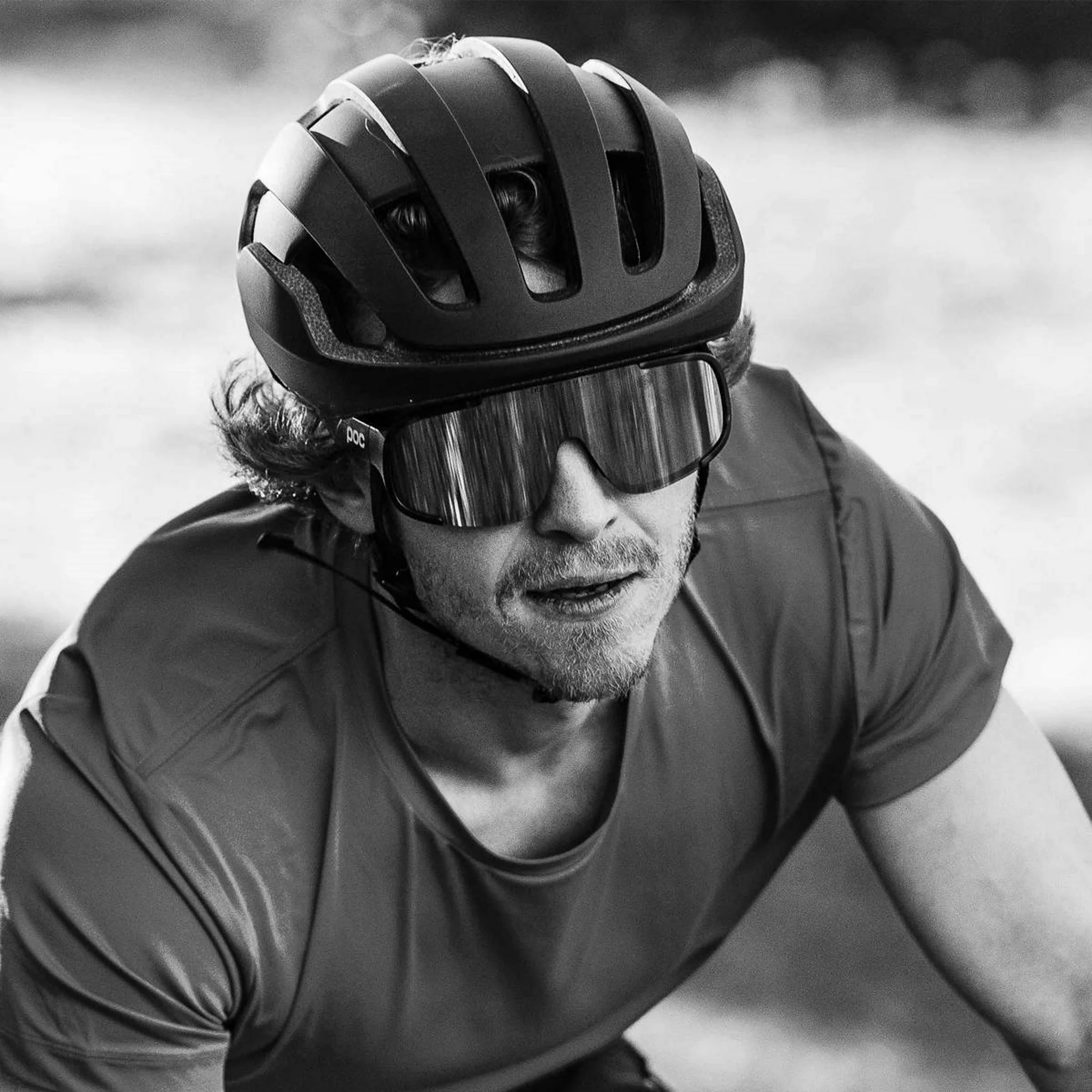 POC Omne Air Spin Helmet Uranium Black - Image 2