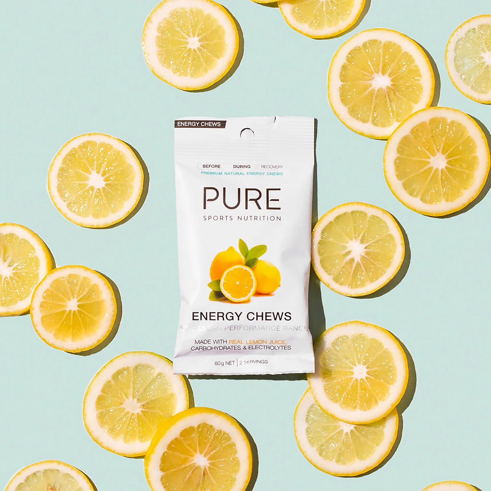 Pure Energy Chews Lemon 60g - Image 2