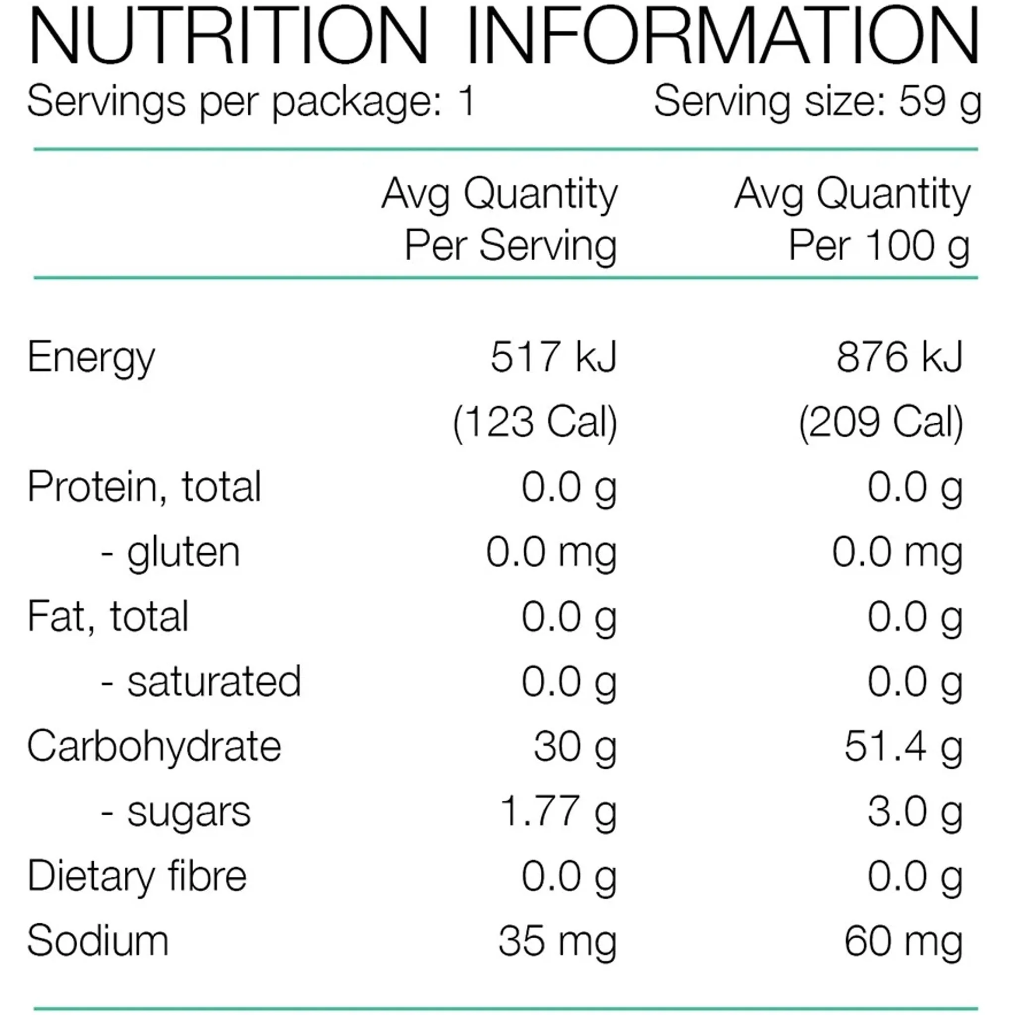 Pure Energy Gel 59g Apple Pie - Image 3