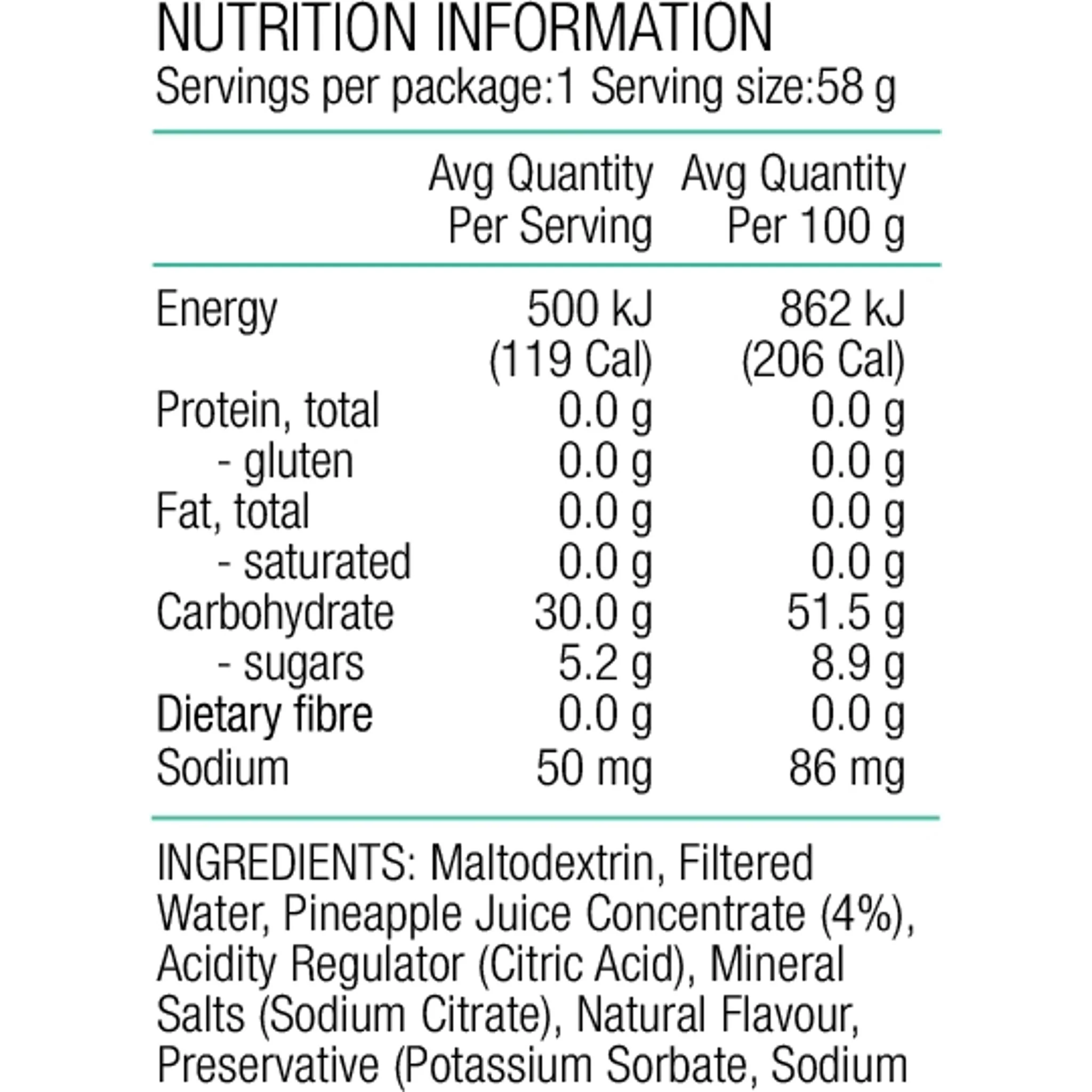 PURE Fluid Energy Gel Pineapple 50g - Image 3