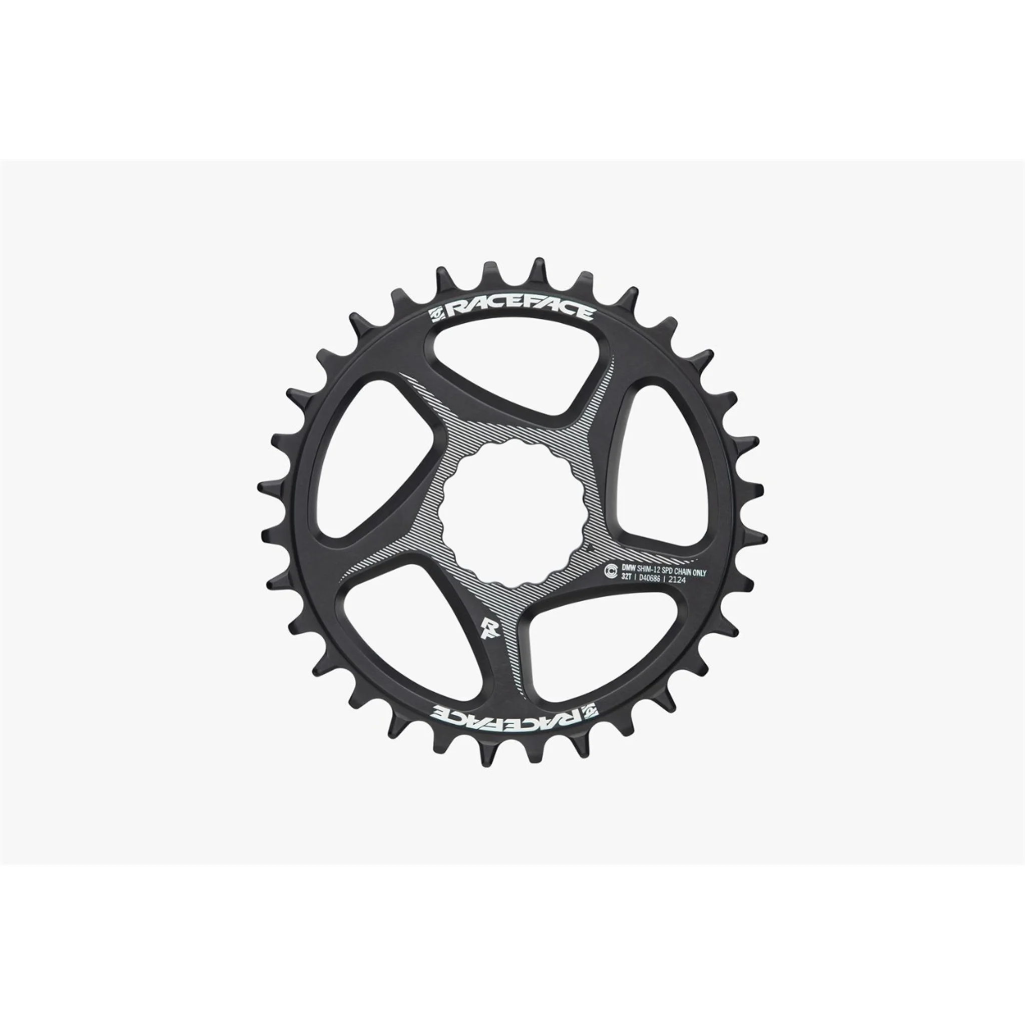 Race Face Chainring Cinch Dmw 32T Shimano 12 Speed Black