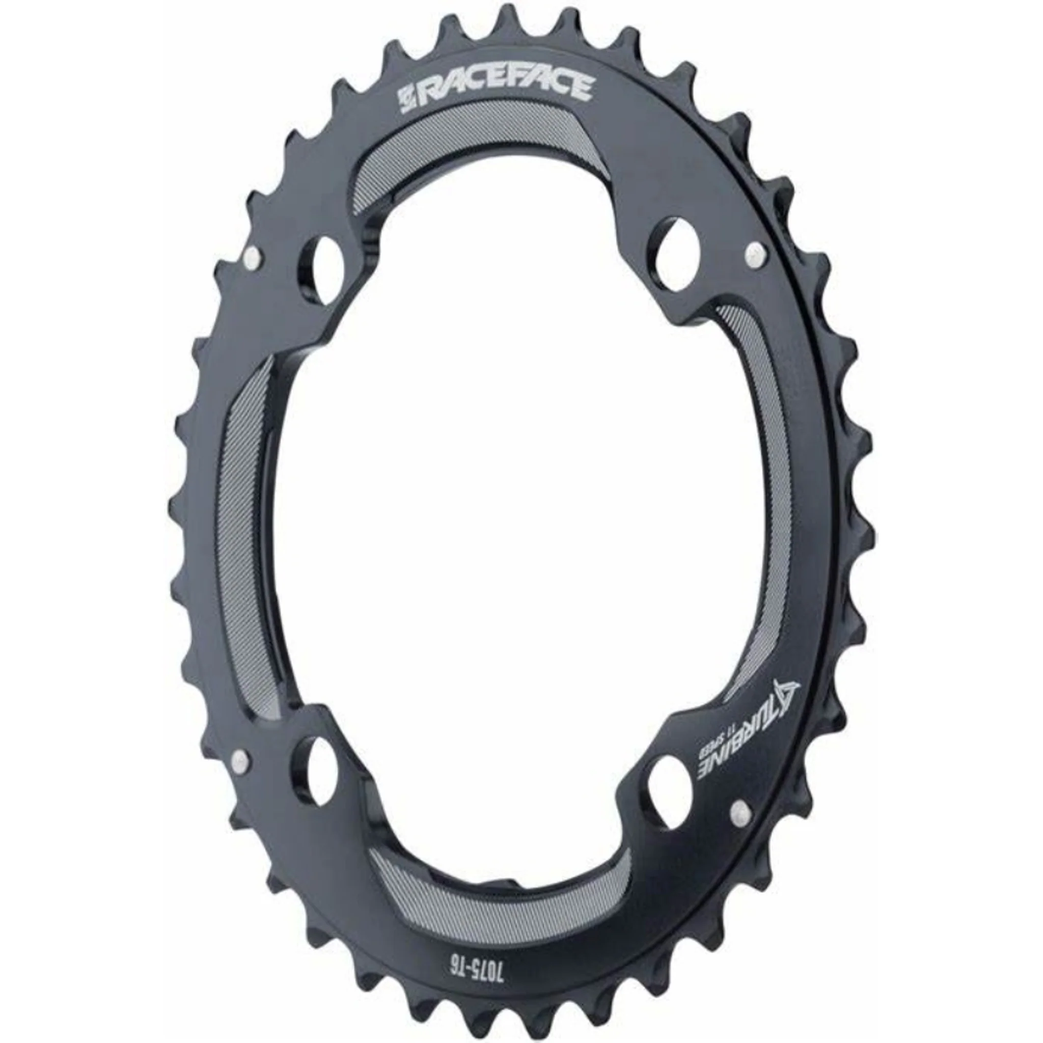 Race Face Chainring Turbine 10/11 Speed 104X38 Black