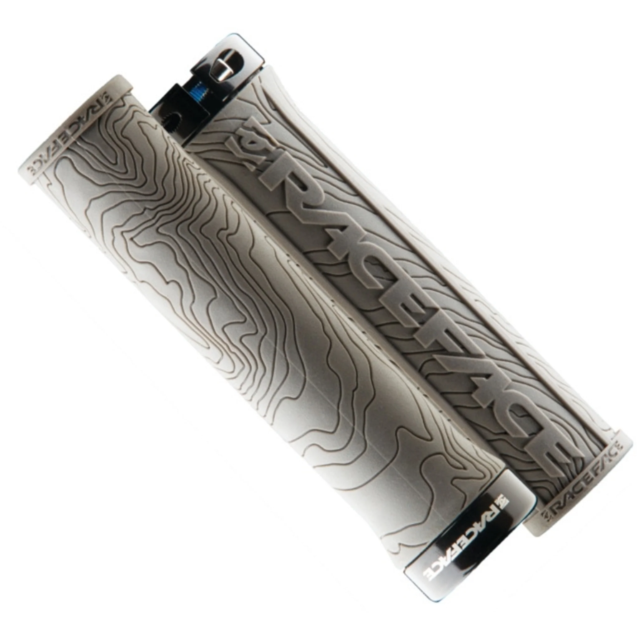 Race Face Grips Half Nelson Single Lock On Grey