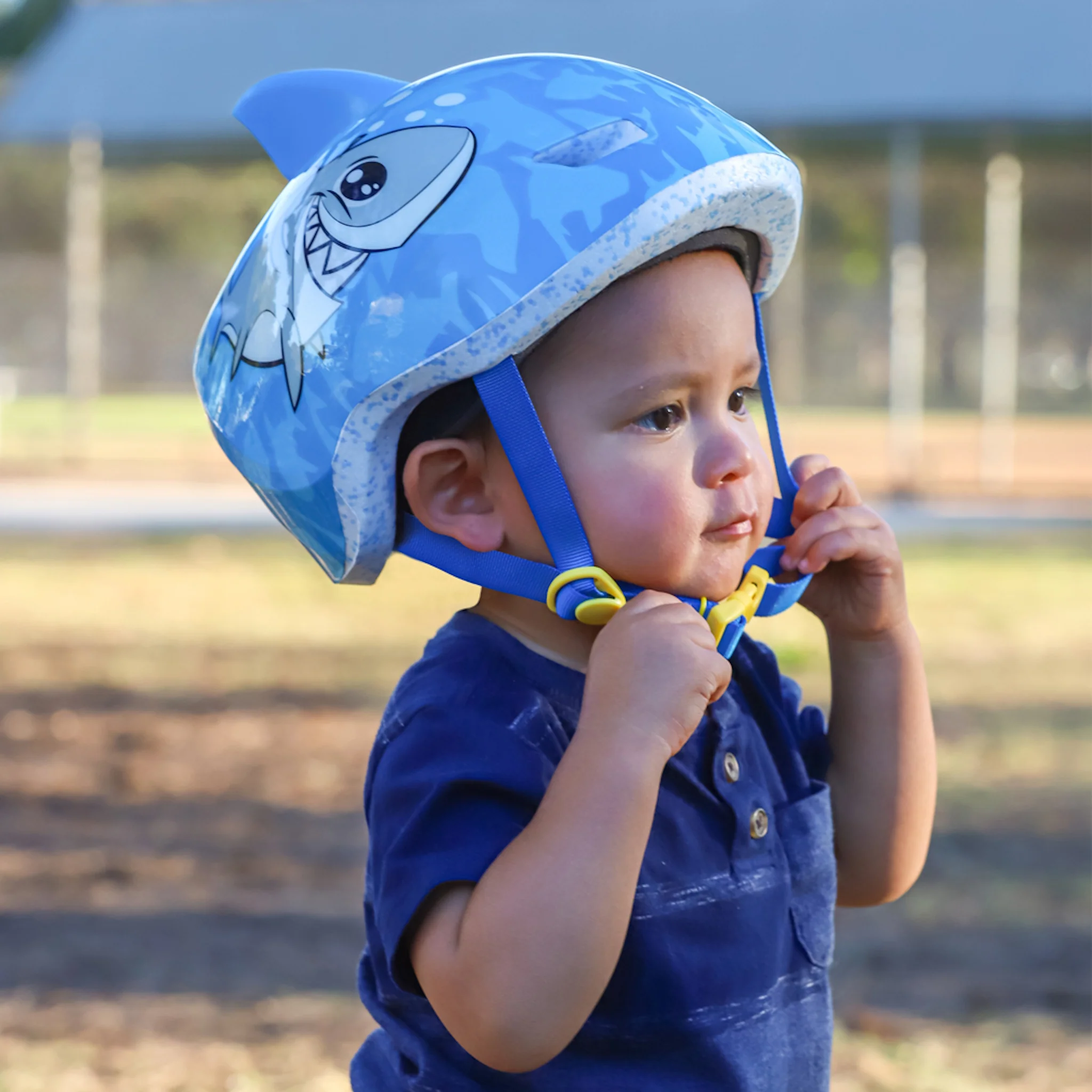 Raskullz Lil Shark Infant Blue Helmet - Image 2
