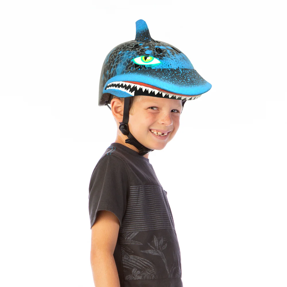 Raskullz Shark Attack Child Black/Blue Helmet - Image 2